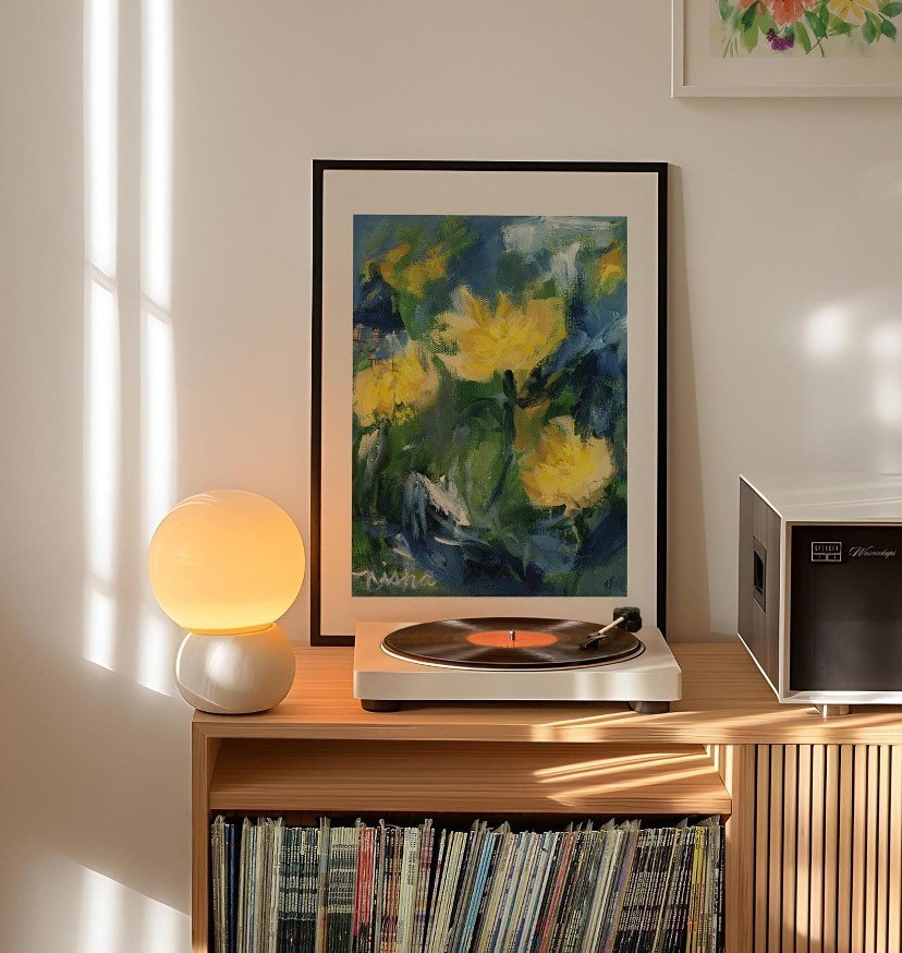 Hey friends, I know the news is quite bleak these days.😔I thought I&rsquo;d share one of my favorite abstract paintings, &ldquo;Brighter Days.&rdquo; 

🌼I painted this in 2021, shortly before Biden&rsquo;s inauguration, as I was feeling hopeful and