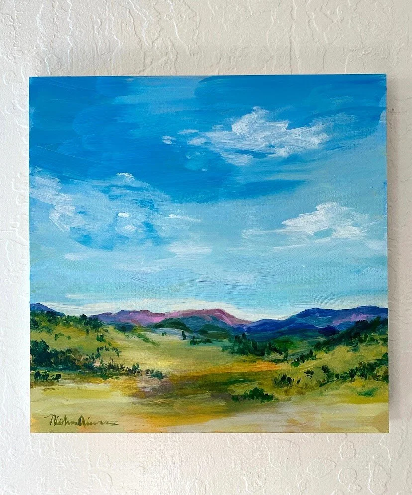 Hey all! It&rsquo;s been a while since I&rsquo;ve talked about any of the artwork I have available in my Etsy shop. I thought I&rsquo;d share about this 12x12 acrylic painting, &ldquo;Daydream.&rdquo; 🖼️ it&rsquo;s inspired by views from the car on 