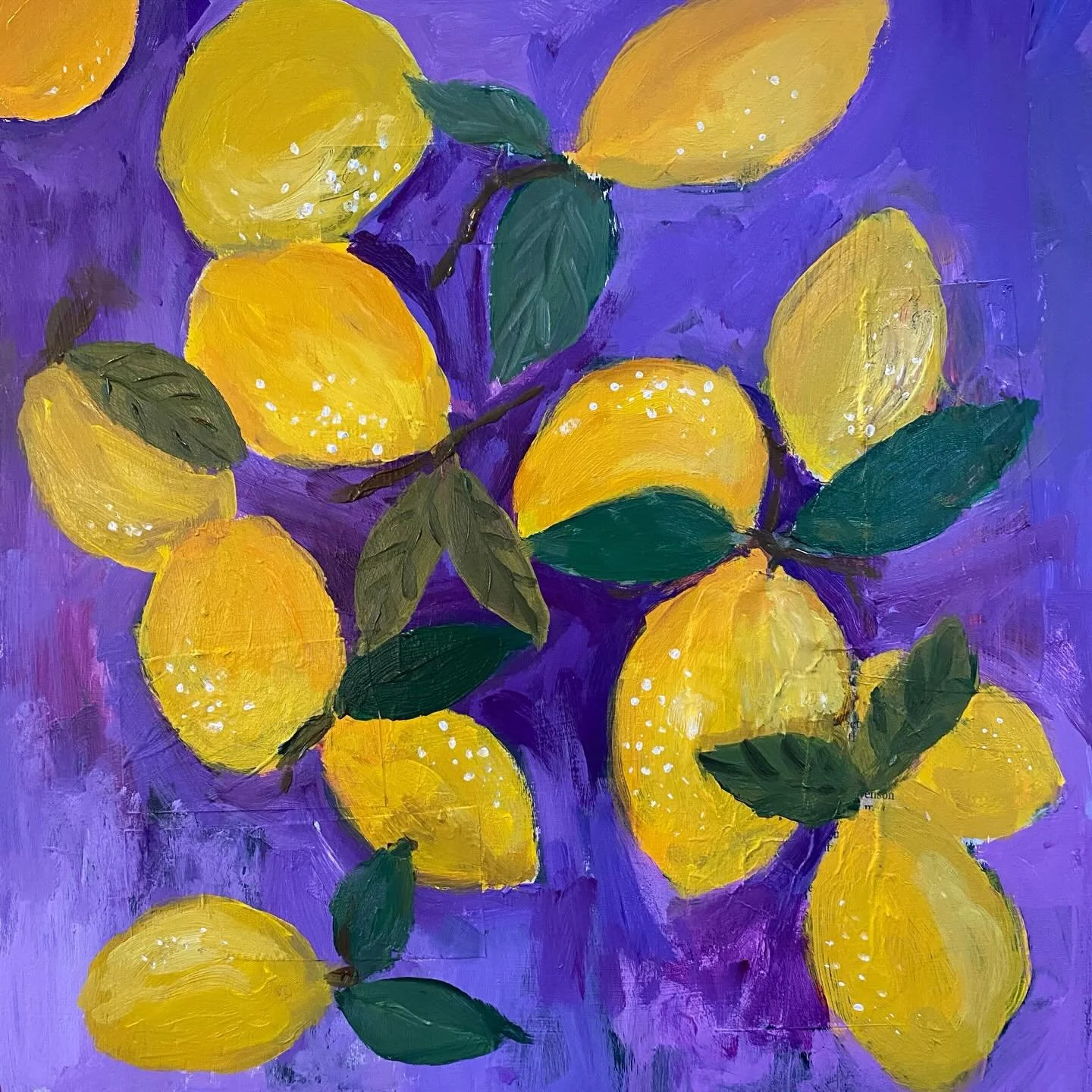 Hi everyone, I&rsquo;ve got a new post up on my blog! After my last holiday art market, I reflected on which paintings/prints did the best, and the clear winner was: CITRUS!🍊🍋&zwj;🟩🍋 follow the link in my bio to read more! 
.
.
.
.
#artblogger #a