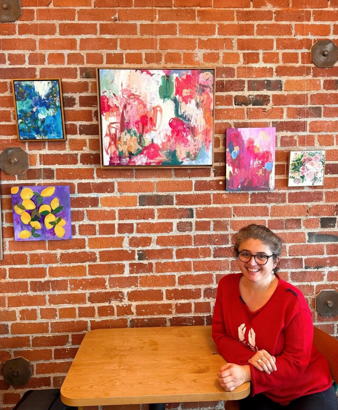 Come see my art at Evergreen Cafe in Berkeley!