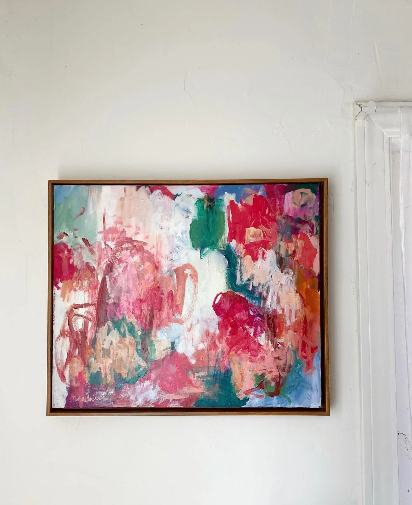 &ldquo;Longer Days, Longer Light&rdquo;✨This is one of my favorite recent paintings of mine.✨ Go take it in in-person at Evergreen Cafe in Berkeley, where &ldquo;Longer Days, Longer Light&rdquo; is on display and available to purchase! 
.
.
.
.
.
#ar