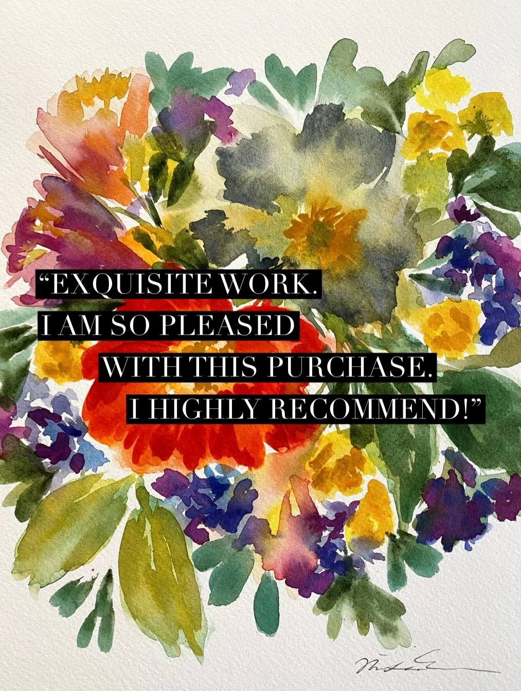 The latest review in my Etsy shop made my day yesterday! &ldquo;Exquisite work. I am so pleased with this purchase. I highly recommend!&rdquo; If you&rsquo;re looking for art to beautify your home or are looking for a graduation or Father&rsquo;s Day
