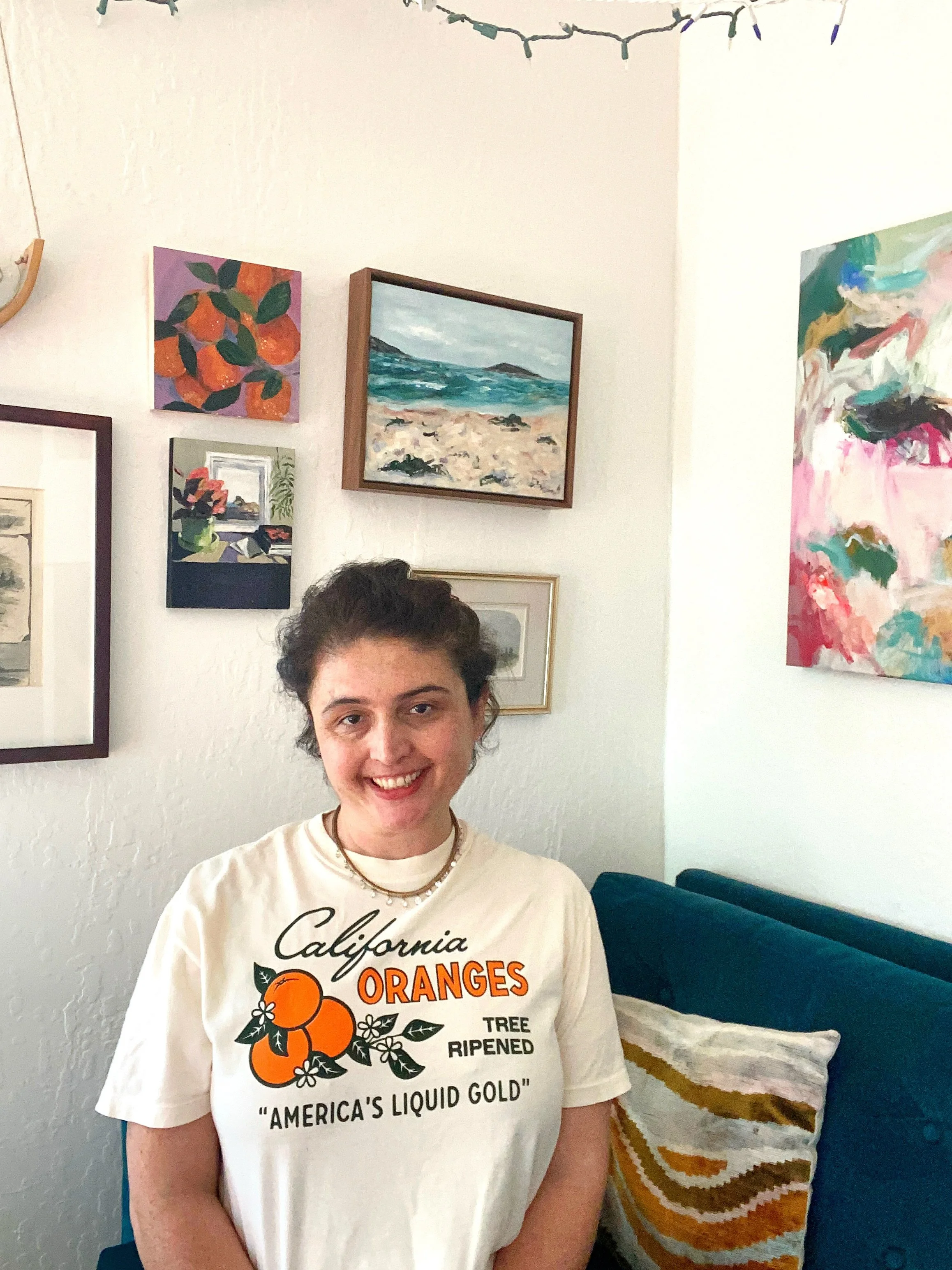 Hi everyone!  There are some new faces here, so I thought it was time for an intro!  My name is Nisha, and I&rsquo;m an artist based in the Bay Area, California. 🌁🧡🐻 I&rsquo;ve loved to paint since I could hold a paint brush&mdash;I won an award f