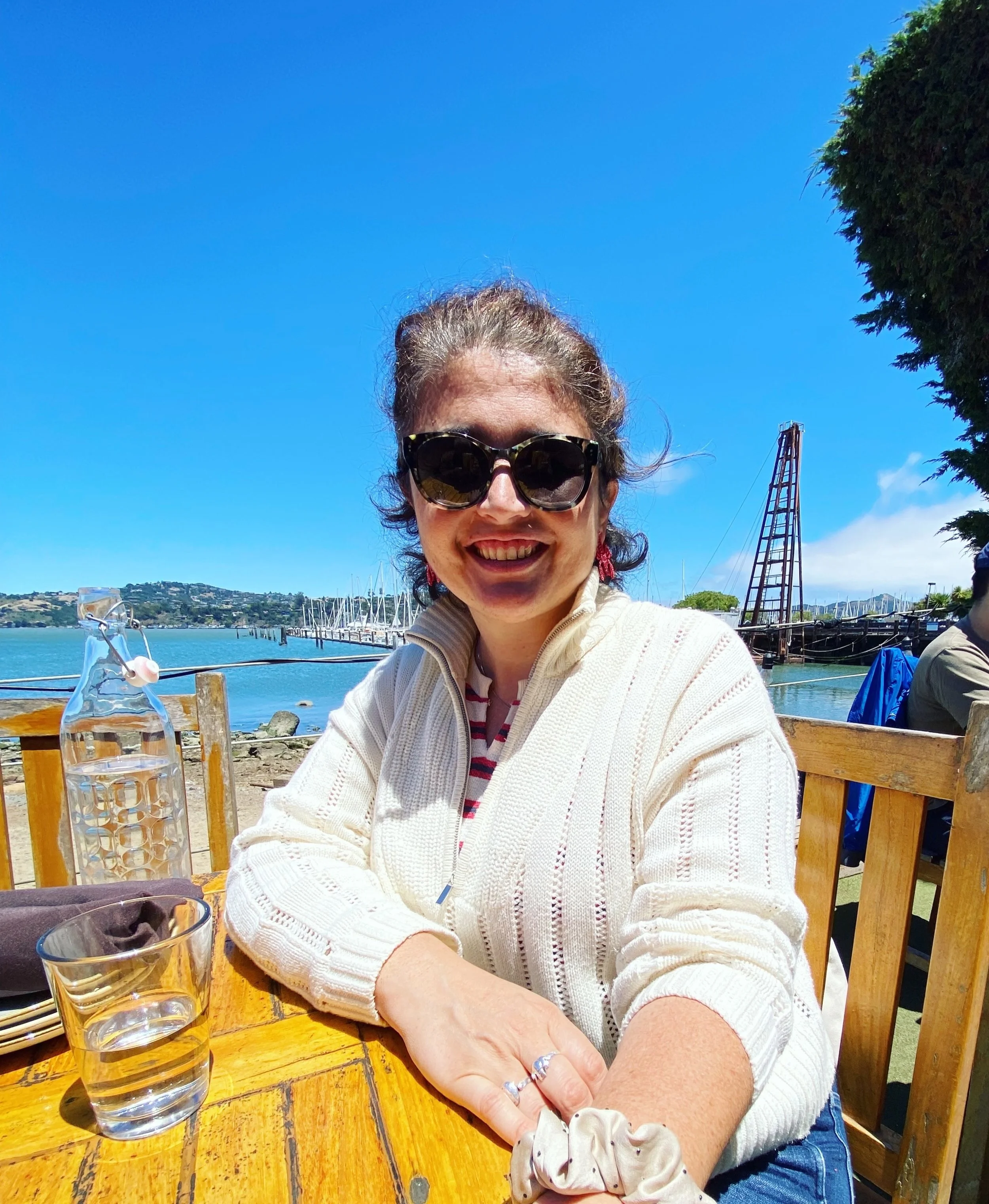 Reminiscing about one of my favorite outings this summer&mdash;to Sausalito with my parents!  Amazing pizza on the water at Bar Bocce, scrumptious candy from Munchies Candy Shop, and perfect weather!☀️🍕🌊🍭🩵
.
.
.
.
.
.
#sausalitocalifornia #califo