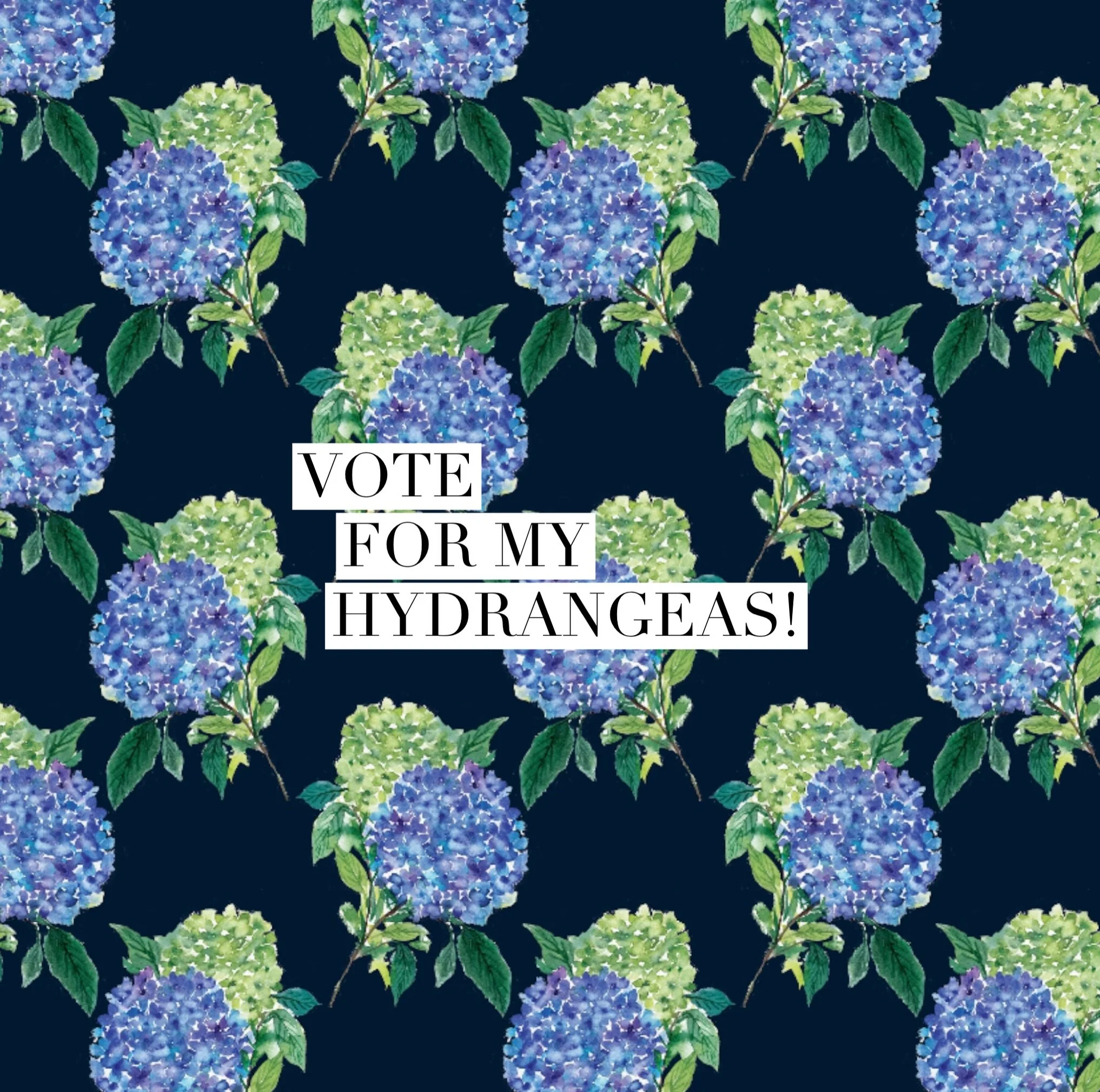 Hey friends!! If you have a few minutes today or tomorrow, please vote for my hydrangea design in Spoonflower&rsquo;s current design challenge! 🩵 just follow the link in my bio!

It may take a little time because I can&rsquo;t post a link directly t