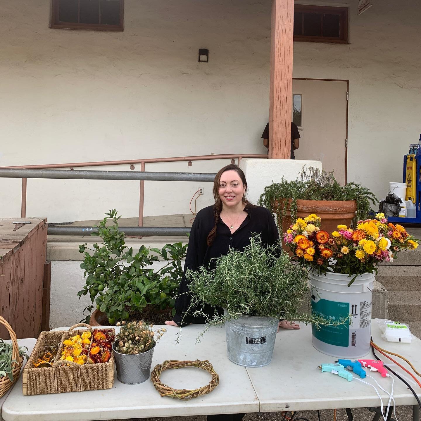 Before the workshop 💫 everything grown at @fesercoldsprings 

#wreathmakingworkshop