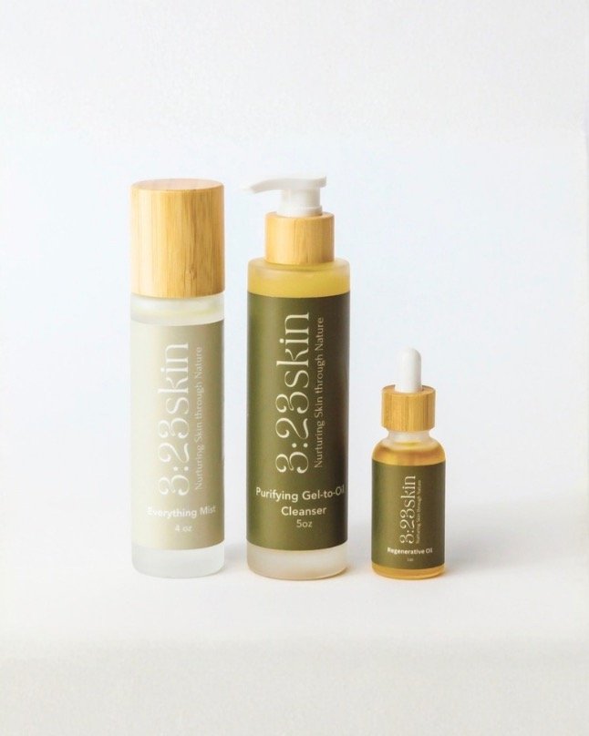 Three products, designed to simplify your routine and support your skin&rsquo;s natural cycles - so consistency feels effortless.

Shop the Core Collection &amp; more at 323skin.us