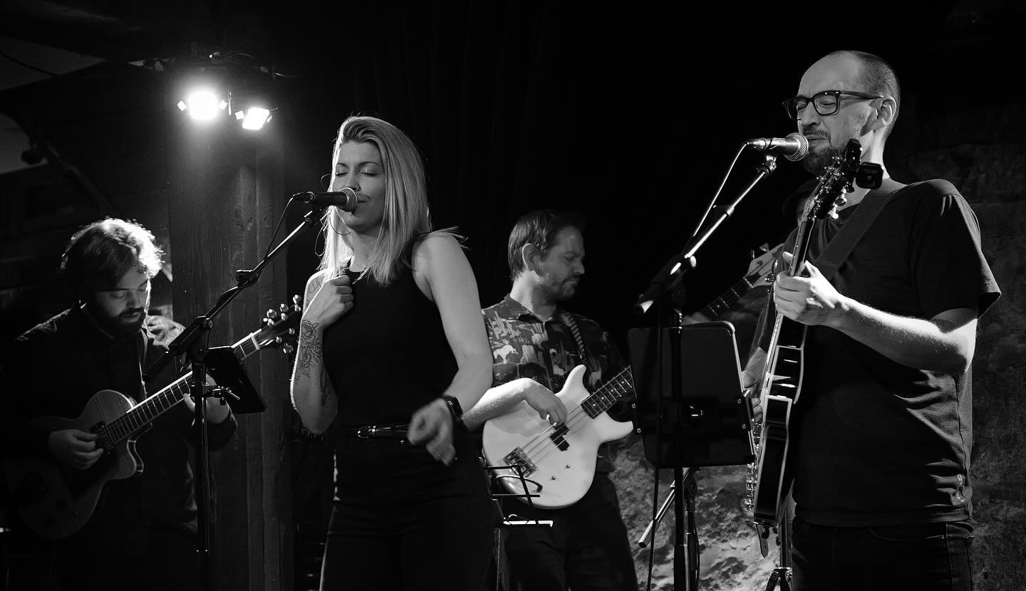 🫶🏻 memories from a few weeks ago, onstage with @adamrobertthomasmusic at @guiltandco. Thank you for having me, AT! And that gorgeous band @tristanpaxton07, @wynstygram, @jon_bentley__, and #paulclark. 

#yvrmusic #vancouvermusic #vancouvermusicscen