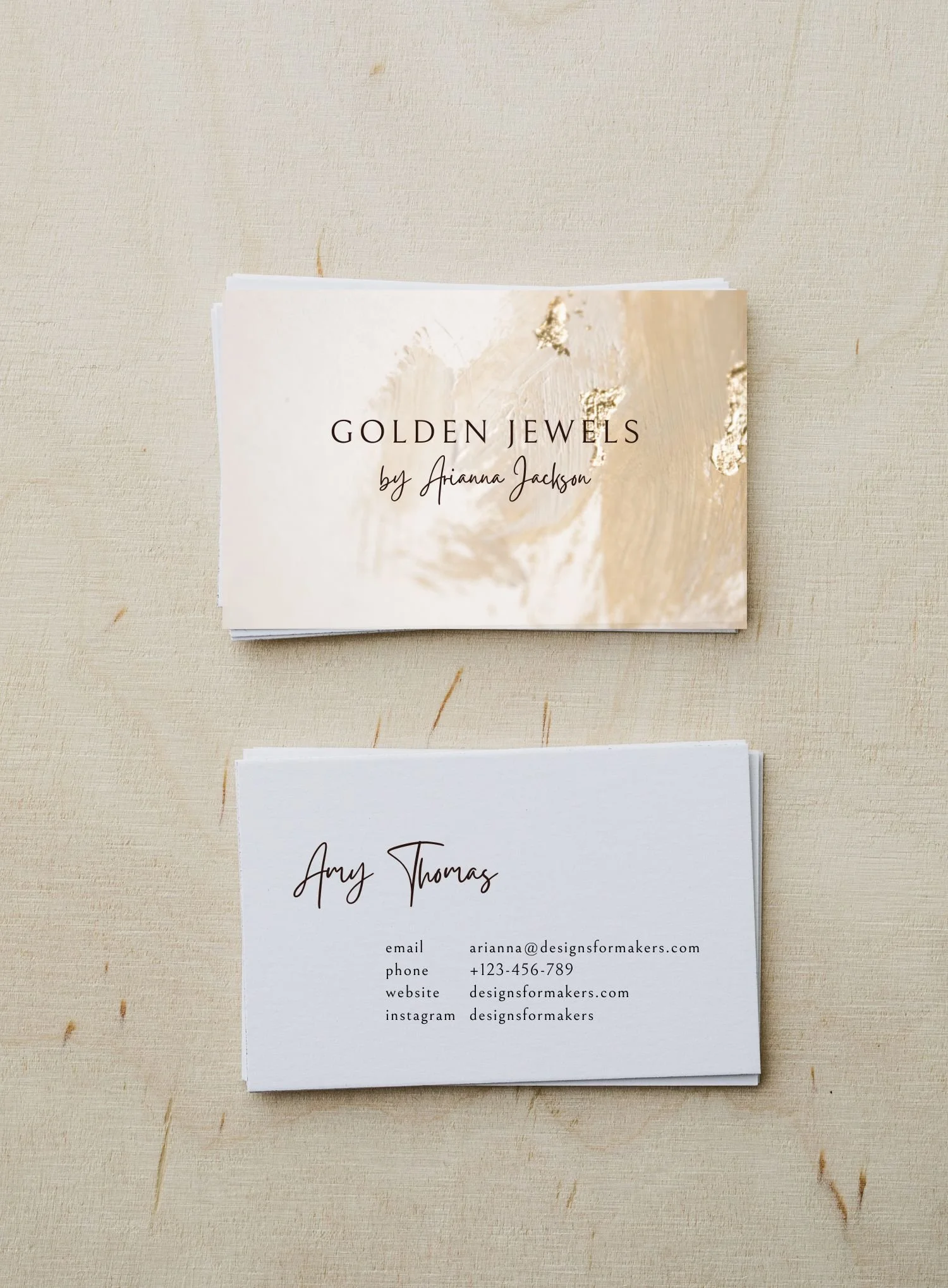 DFM Business Card - Rustic Gold Texture US - 003 8.jpg