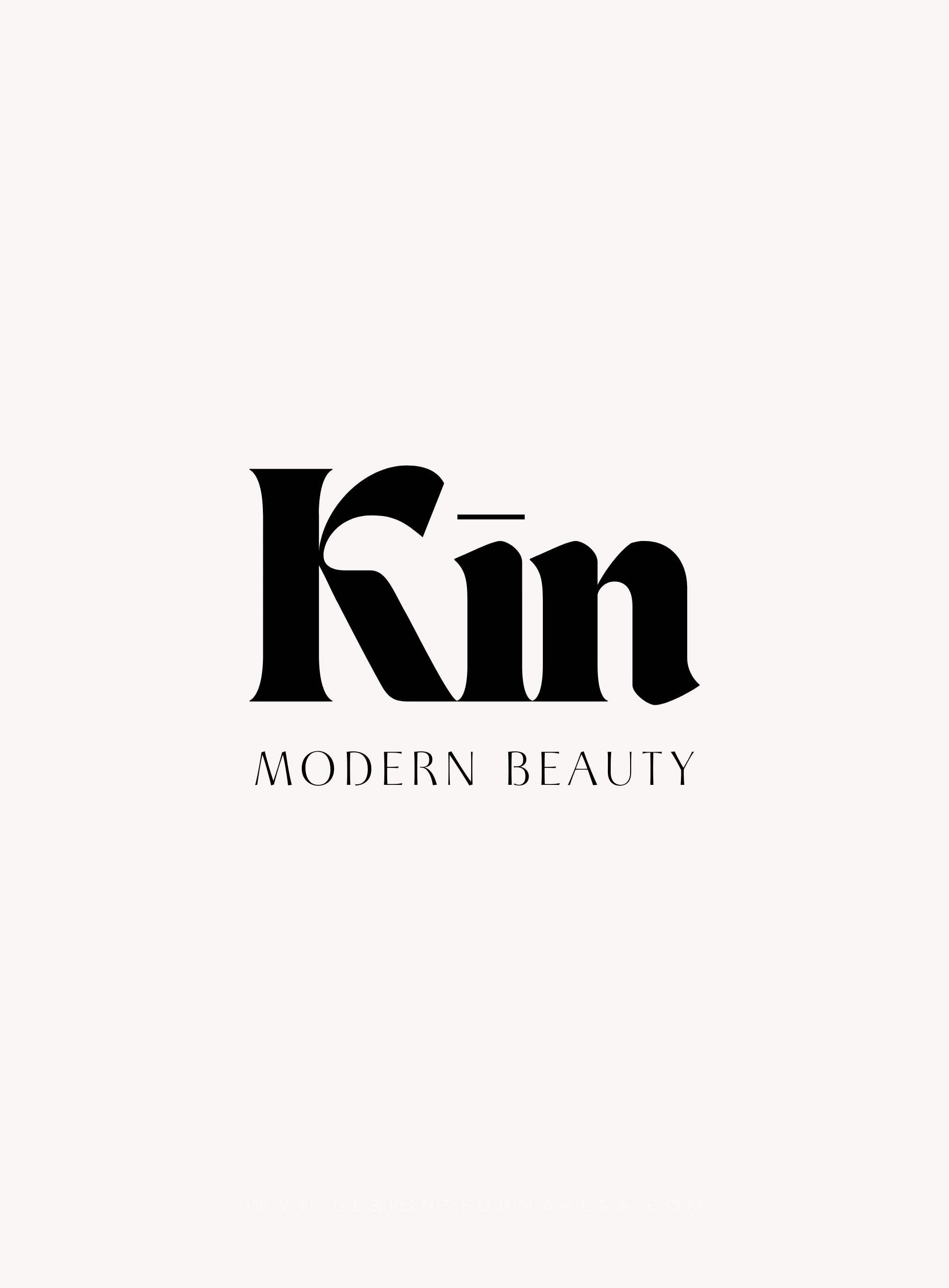 Logo - Statement minimalist typography — Designs For Makers - Trendy ...