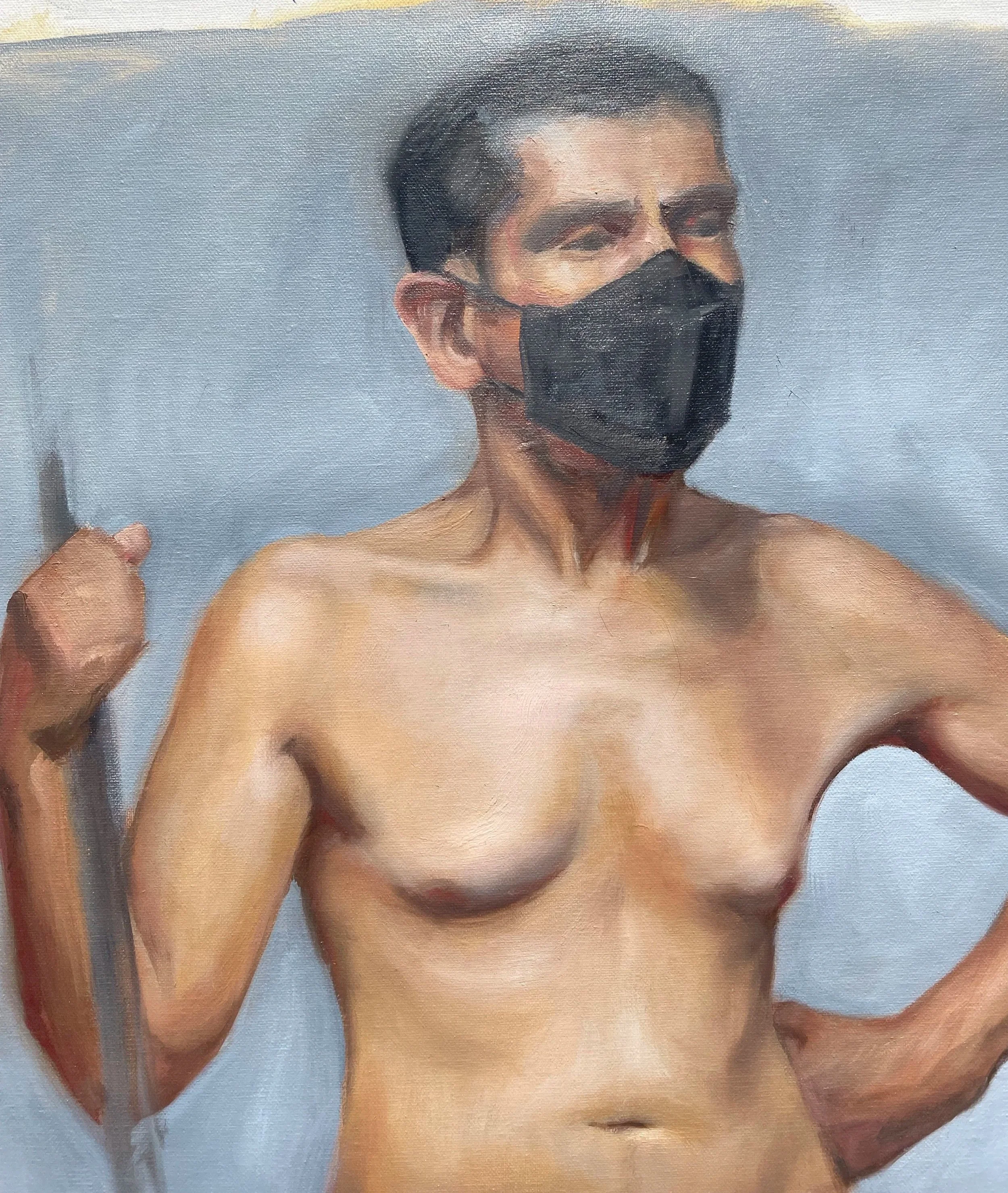 Paul Life Figure Painting (16x20, 2022) oil on linen *NFS