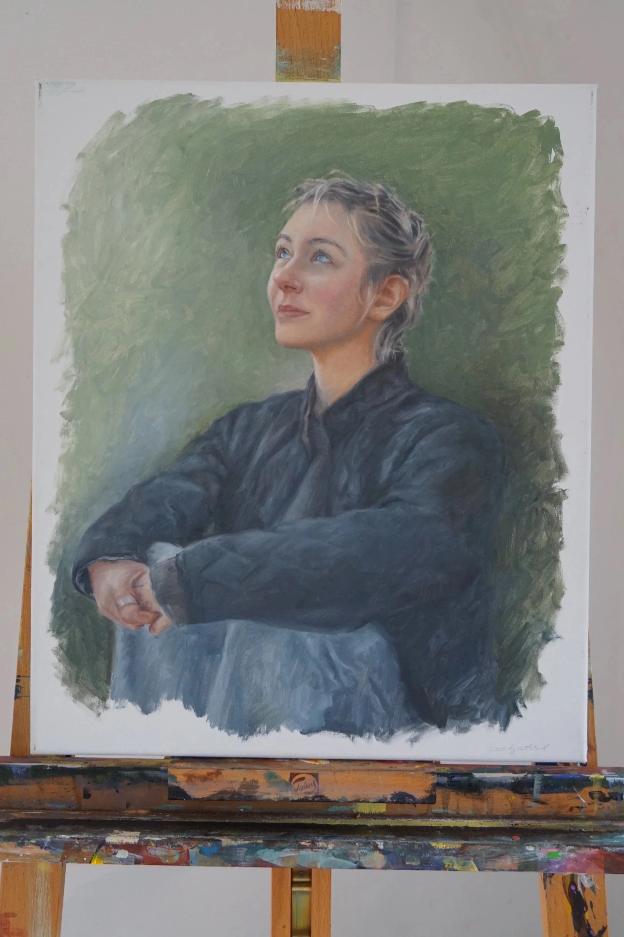 Caela Portrait Study (12x16, 2025) oil on canvas *NFS