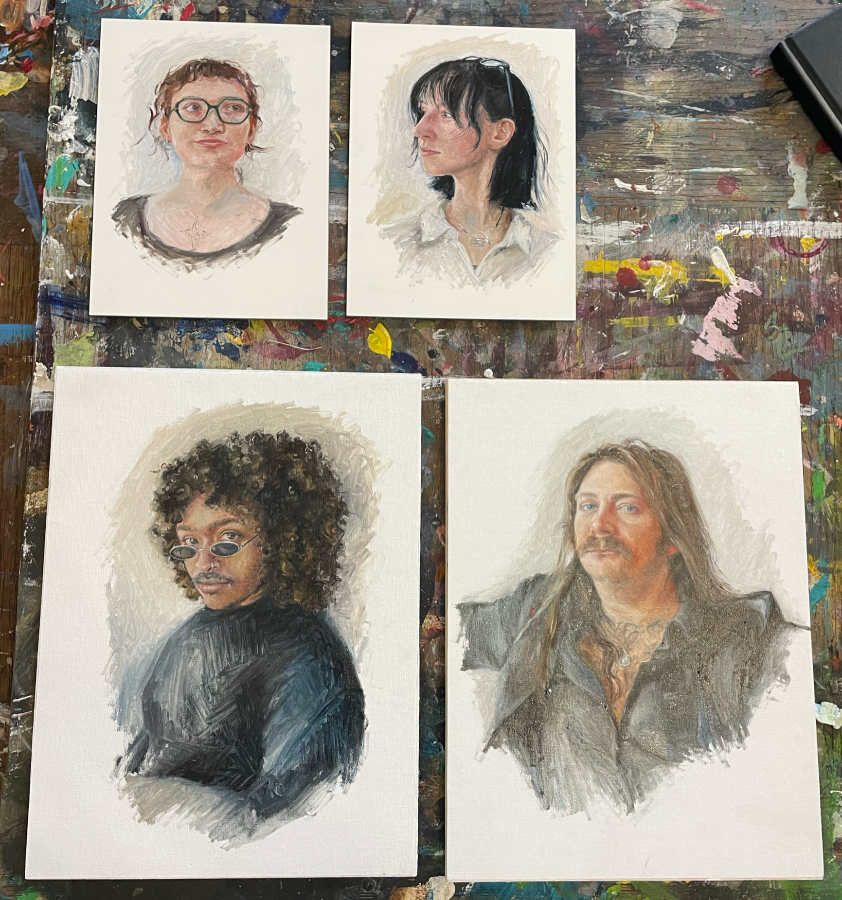 Various Oil Portrait Studies (2025) *NFS
