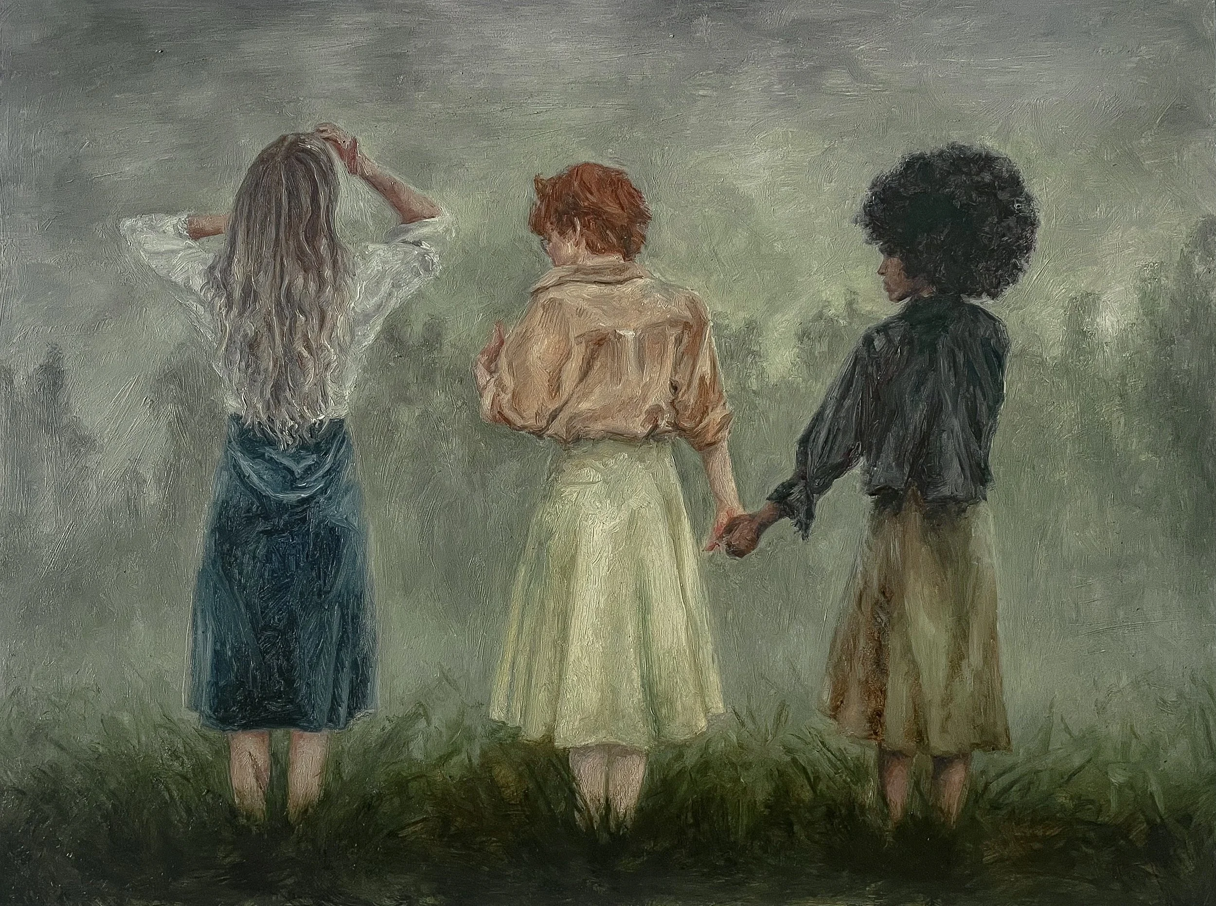 Mad Models and Metaphors 12x16 oil on panel (2025)