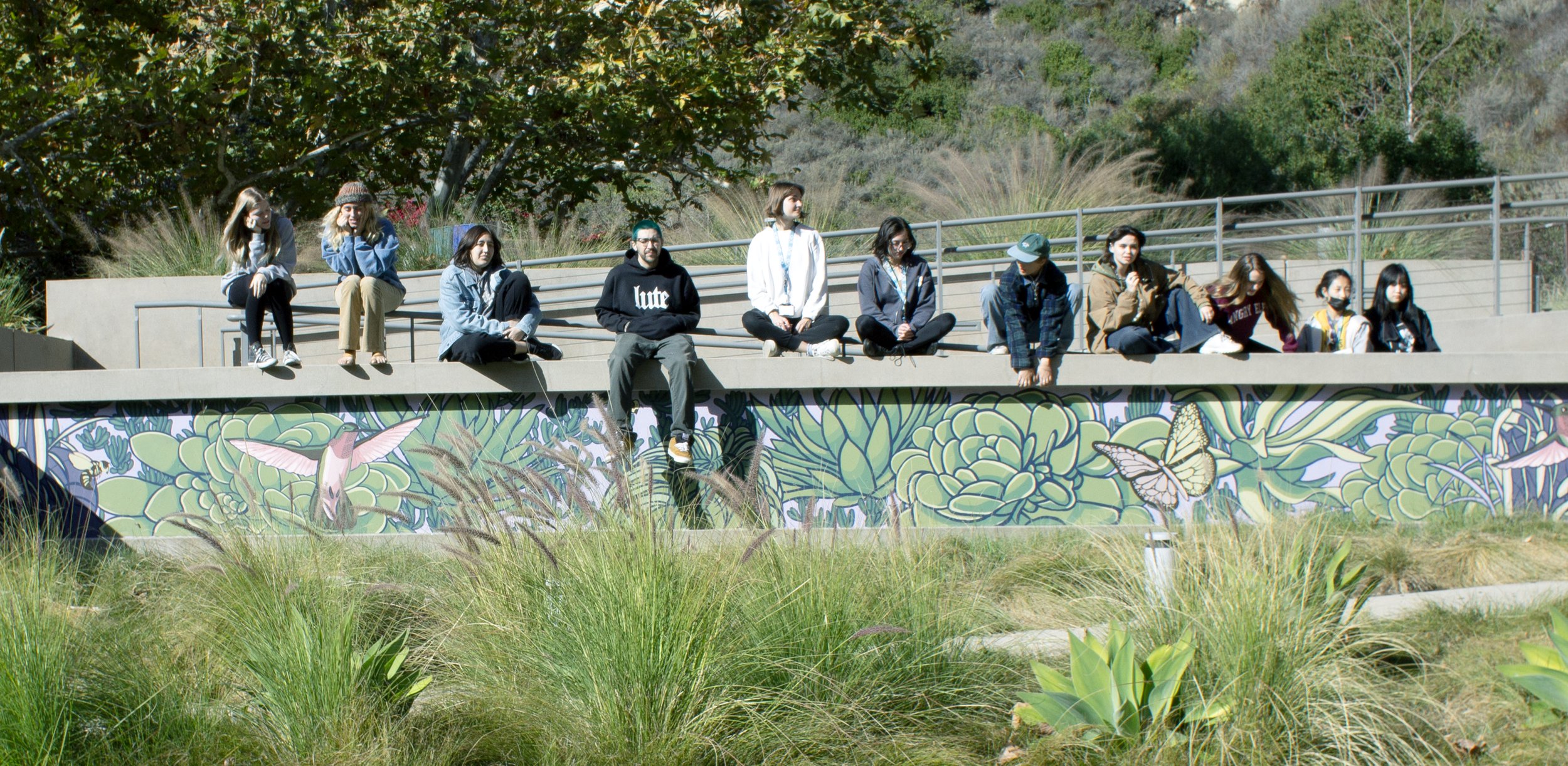 LCAD Team Mural (2024) acrylic on cement