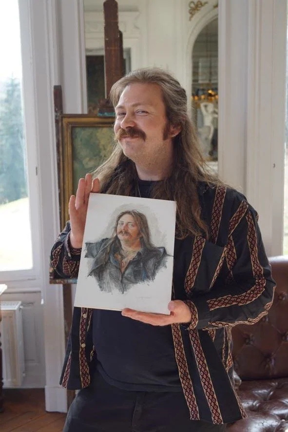 Myles Portrait Study (9x12, 2025) oil on linen panel *NFS