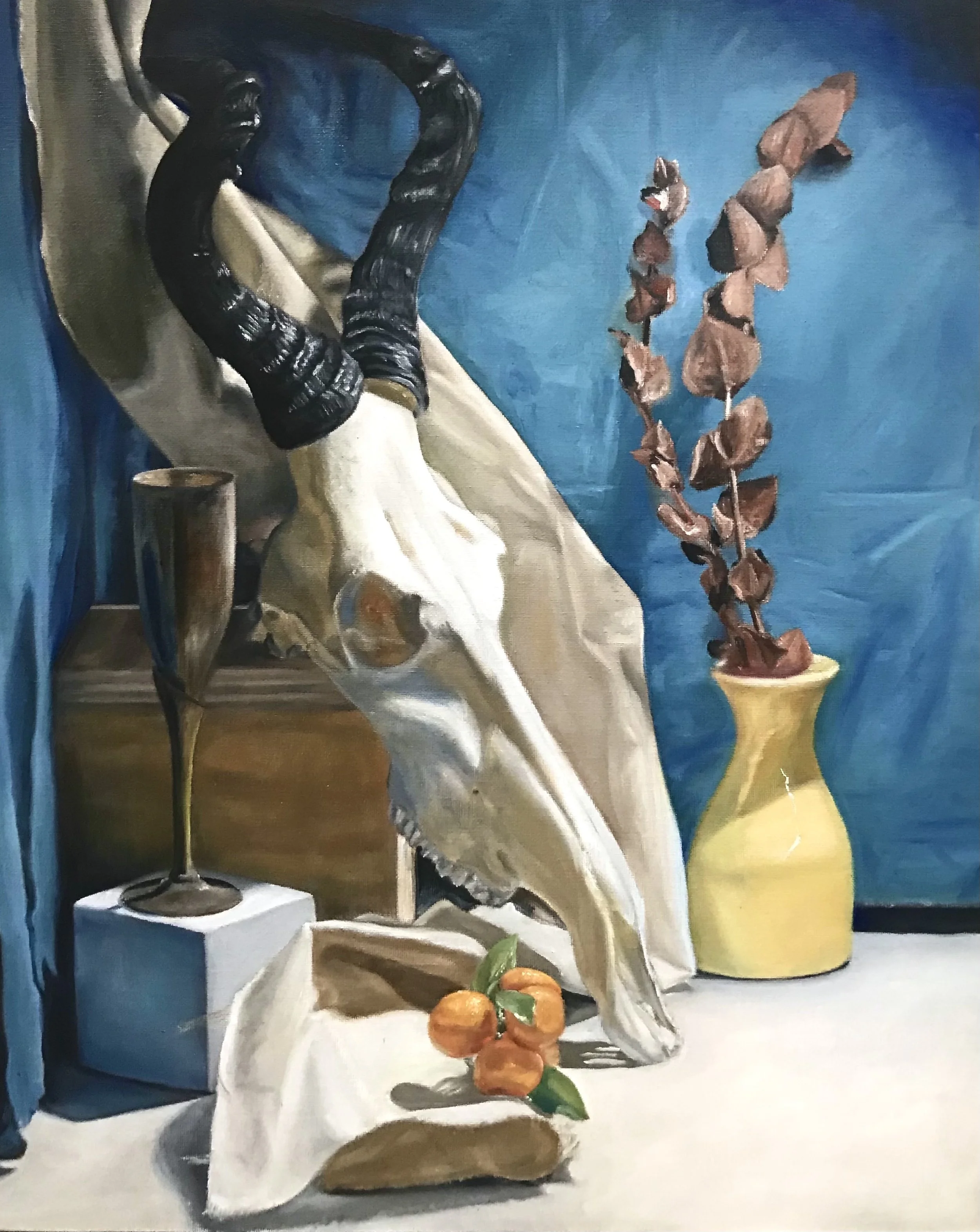 Still Life Painting (18x24, 2021) oil on canvas board *NFS