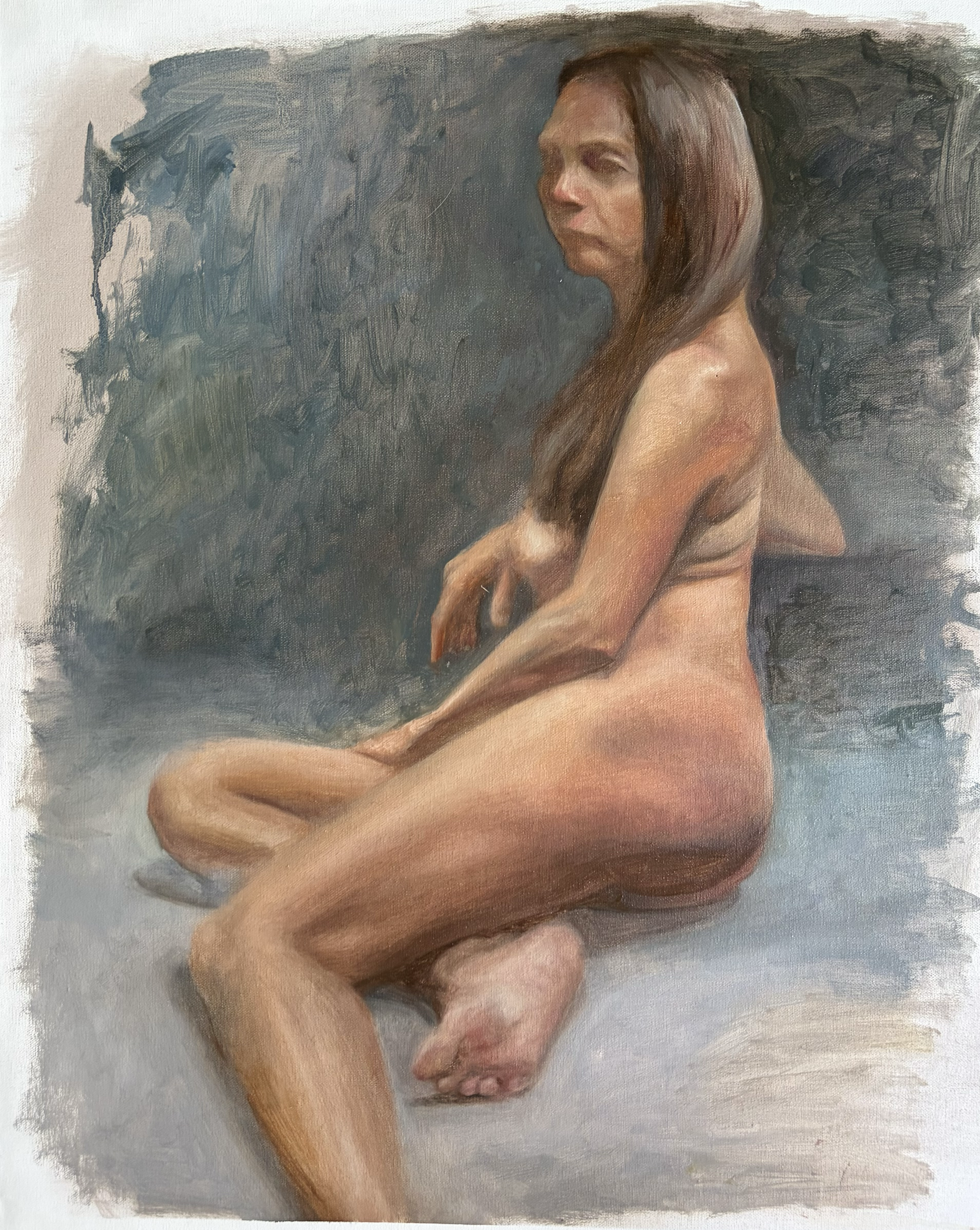 Ruth Life Figure Oil (16x20, 2023) oil on linen