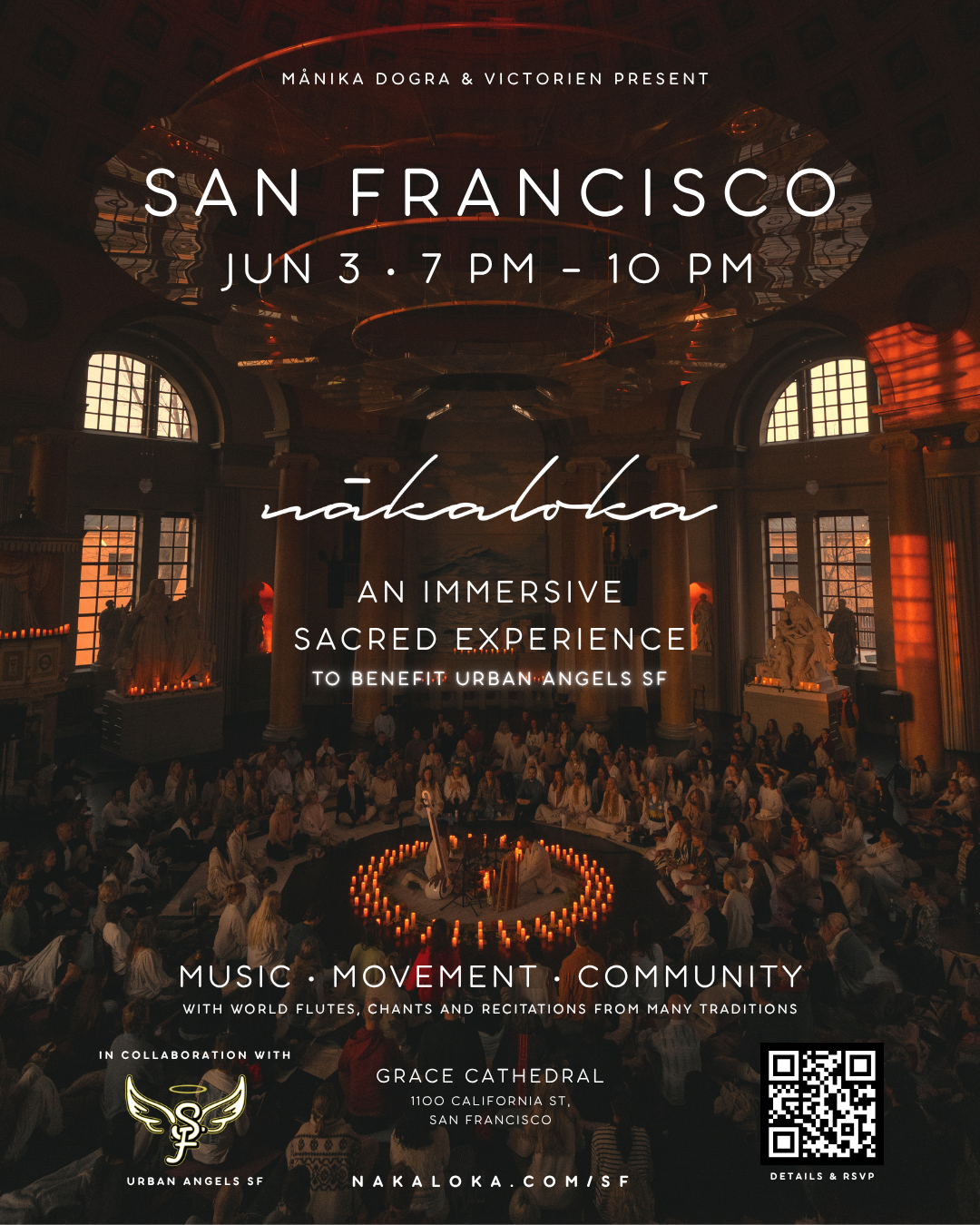 Benefit Concert June 3rd Grace Cathedral: Nākaloka
