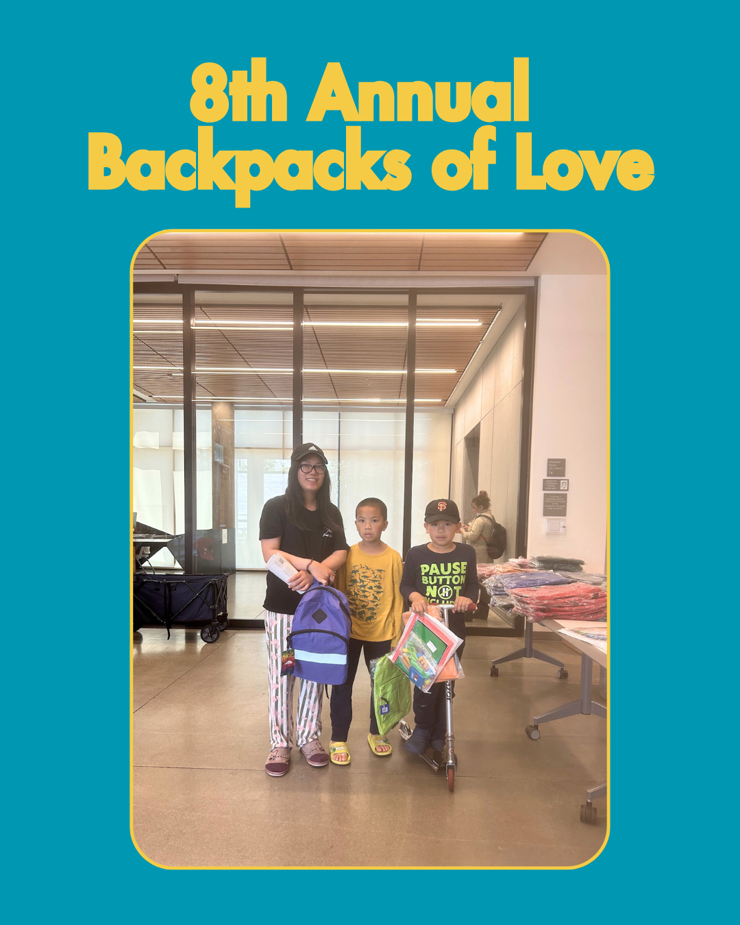 8th Annual Backpacks Of Love Campaign!