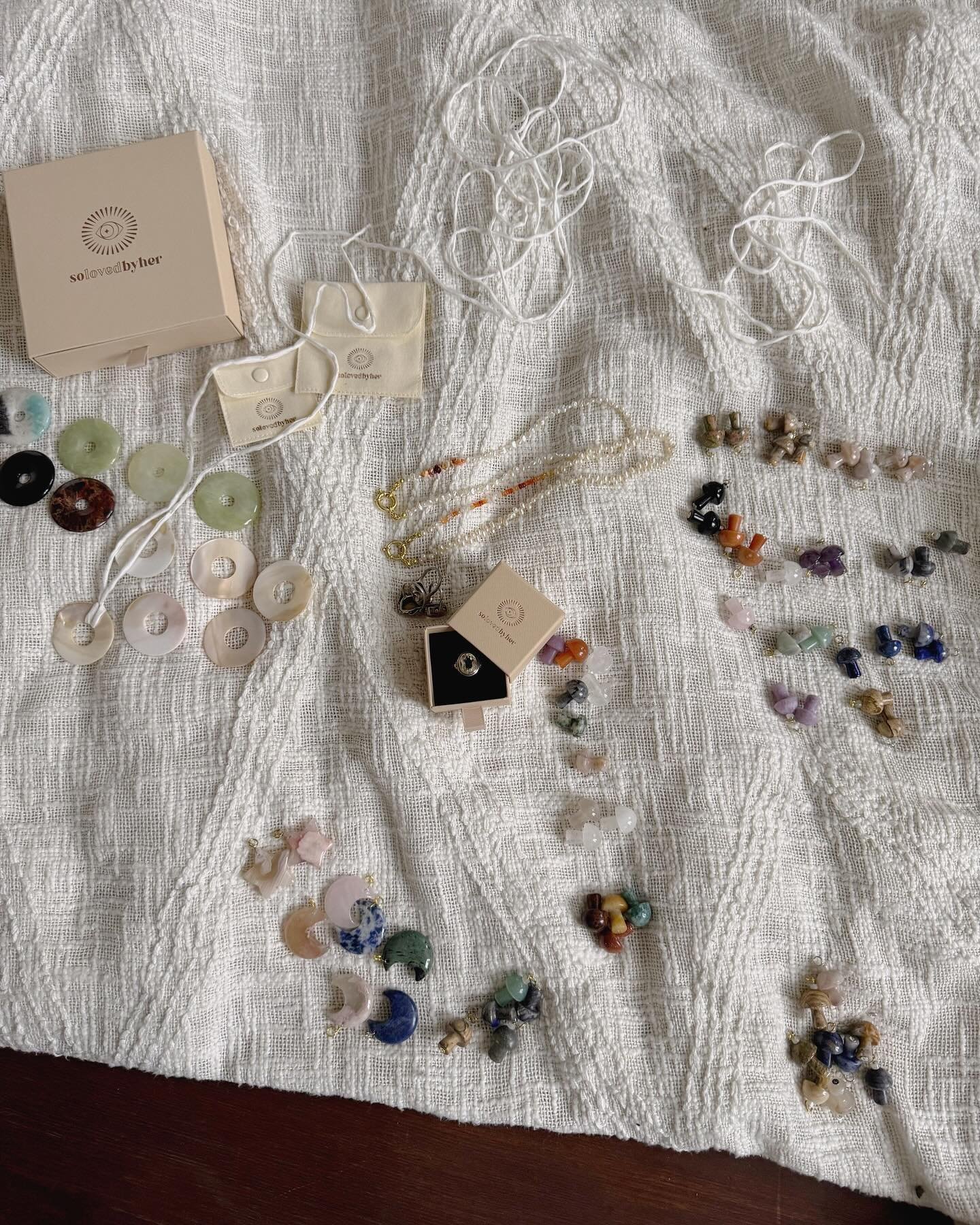 &bdquo;With a deep and gentle passion, I carefully select and gather these sacred beautiful gems. My purpose transcends mere adornment; it is to evoke the divine essence of love and share the timeless wisdom held within each precious piece.&ldquo; - 