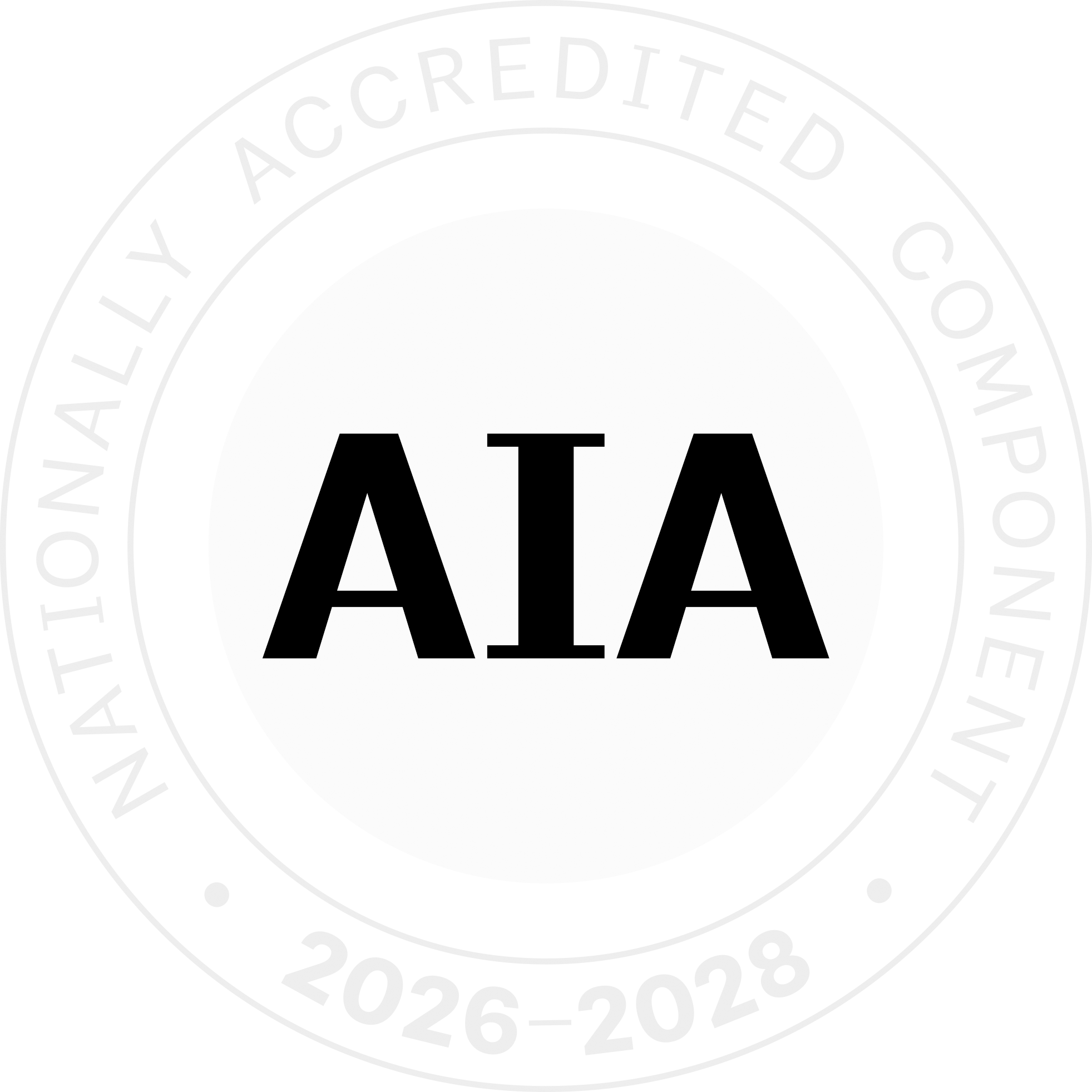 AIA National Credit Badge 2026-2028