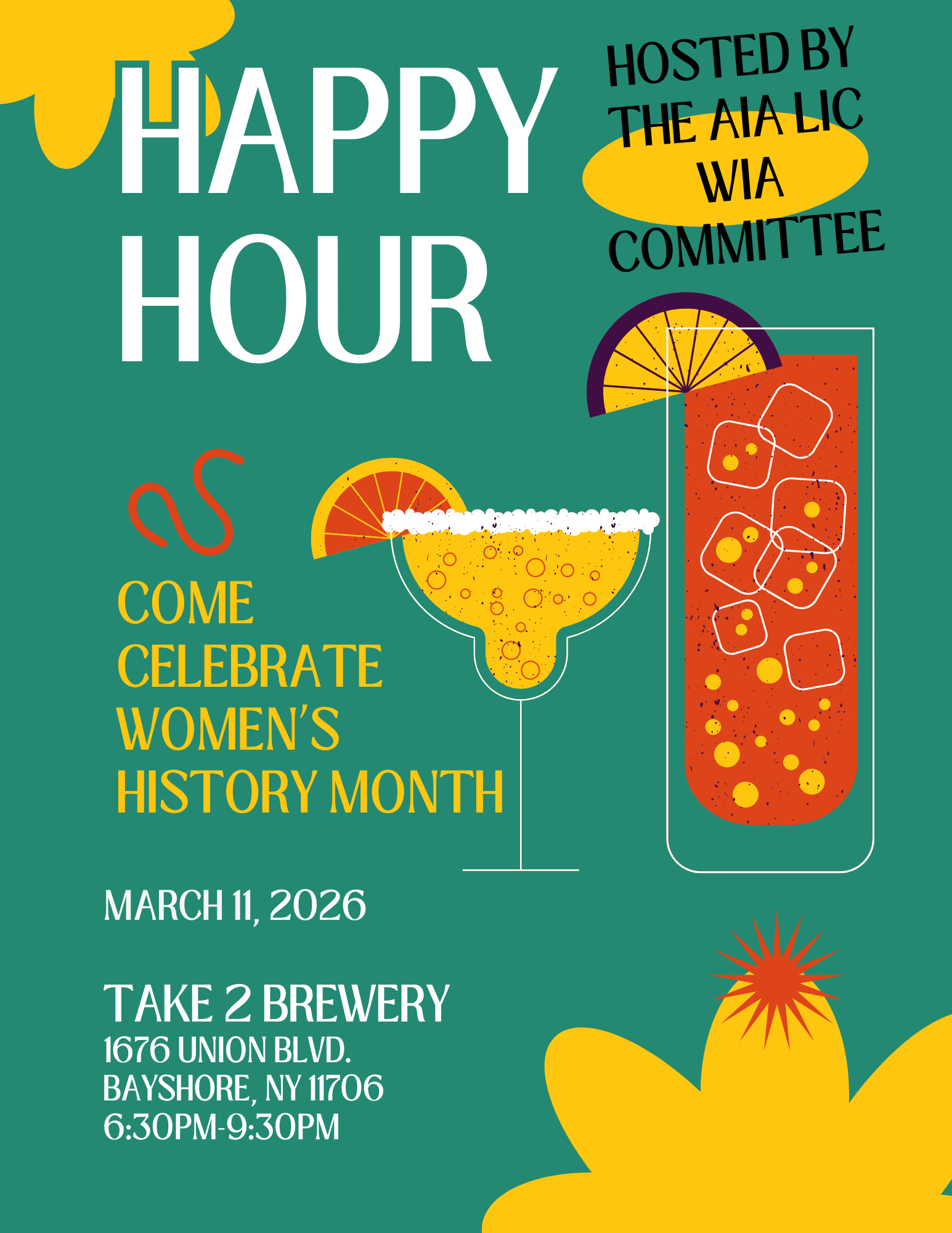 Happy Hour + Women’s History Month Celebration