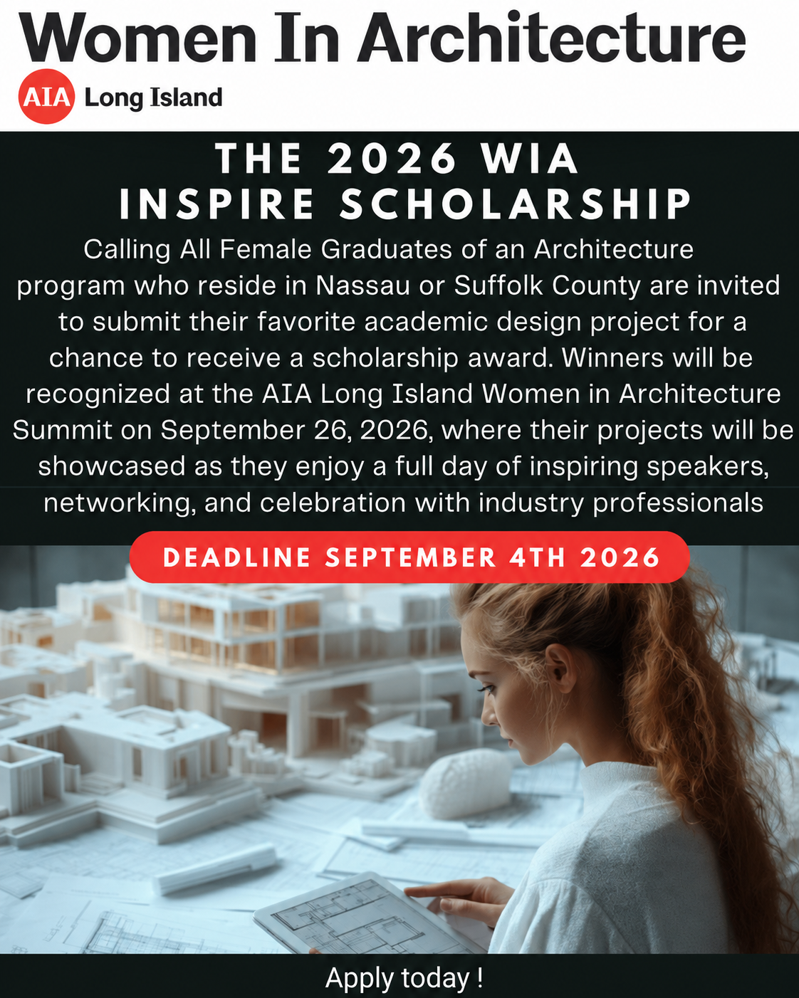 WIA Inspire Student Design Scholarship Competition