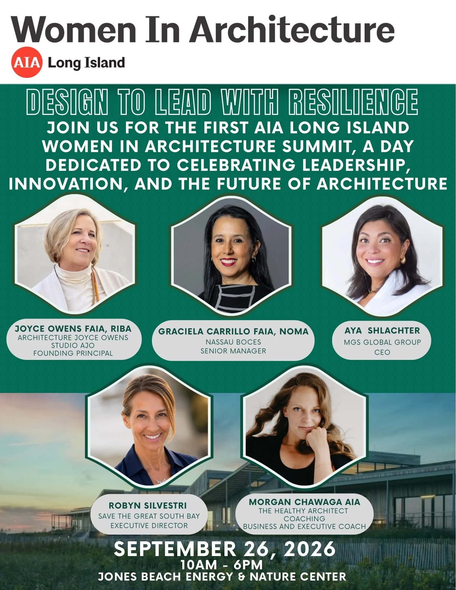 AIA LIC WIA Summit: "Design To Lead With Resilience” 5 LU/HSWs