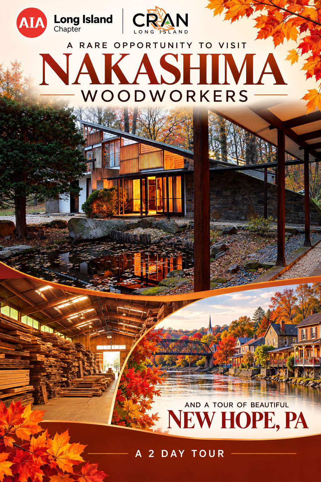 Nakashima Woodworkers/New Hope PA Architectural Tour10 LUs