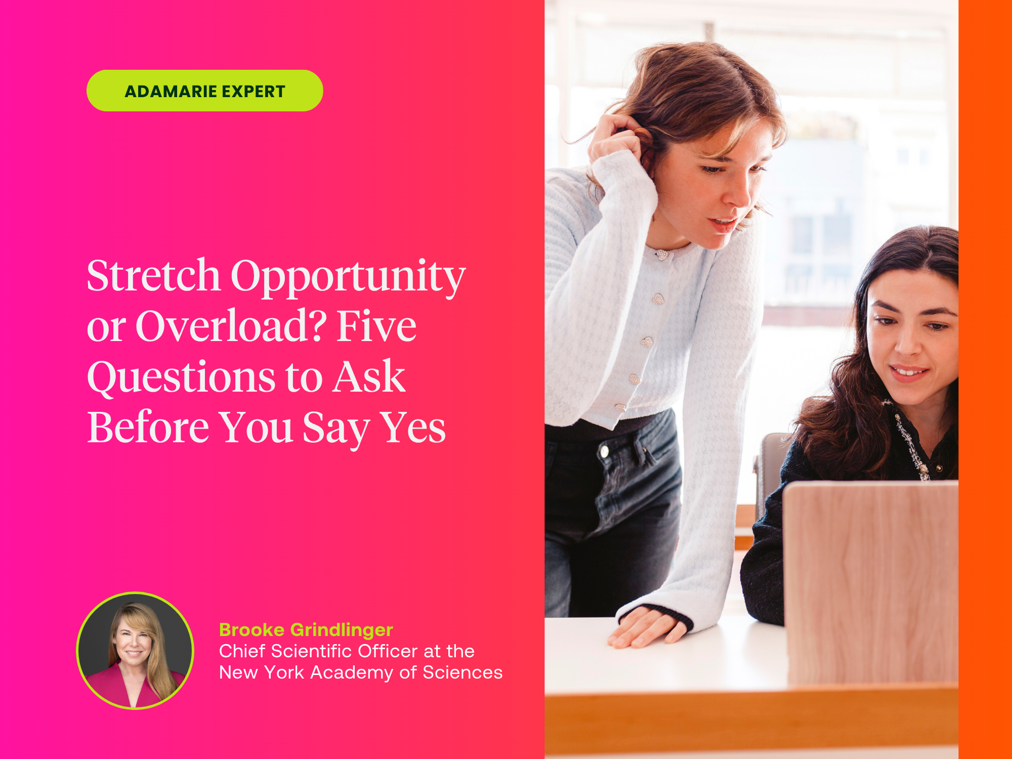 Stretch Opportunity or Overload? Five Questions to Ask Before You Say Yes