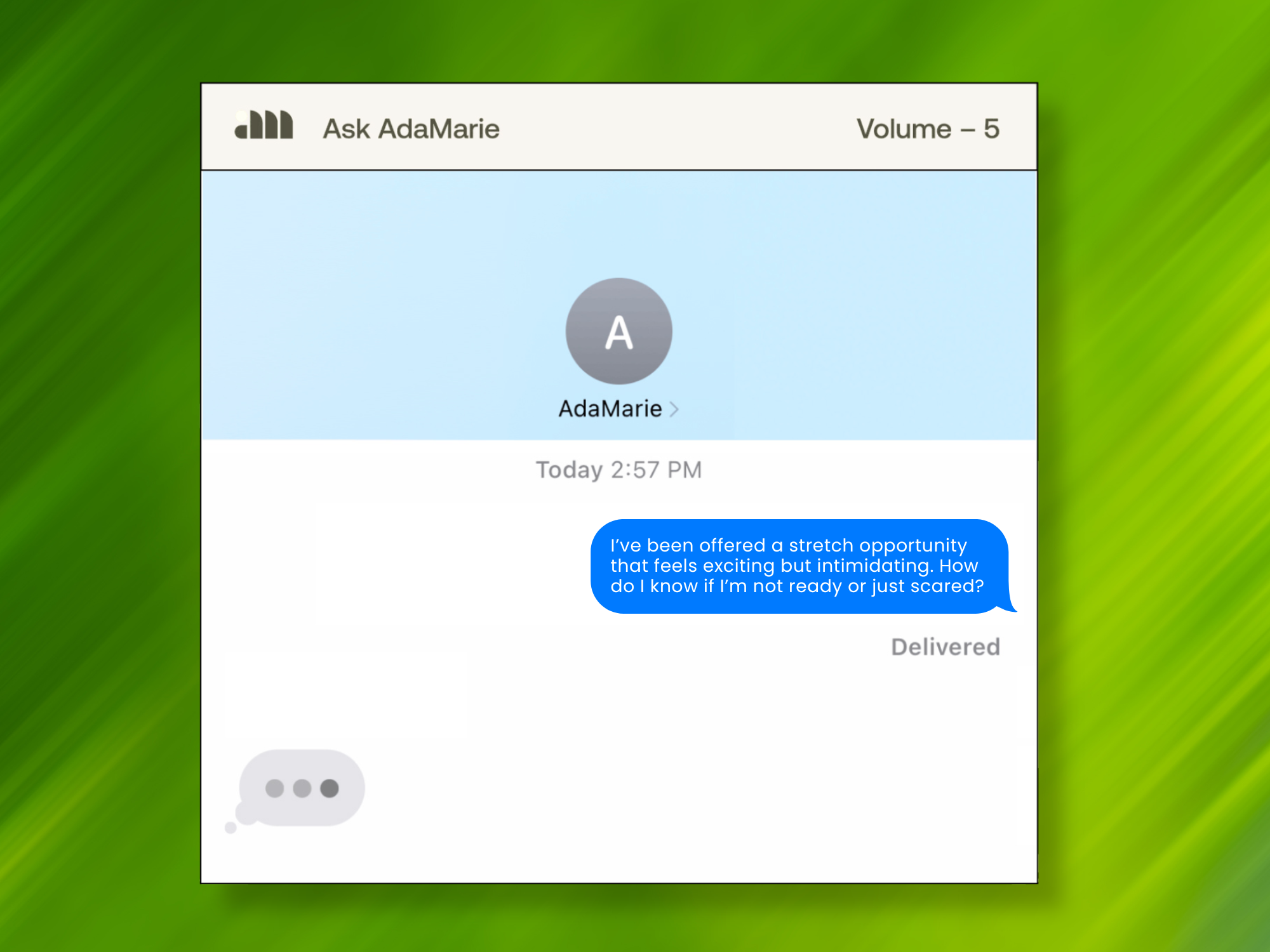 #AskAdaMarie: How do I know if I’m not ready or just scared?