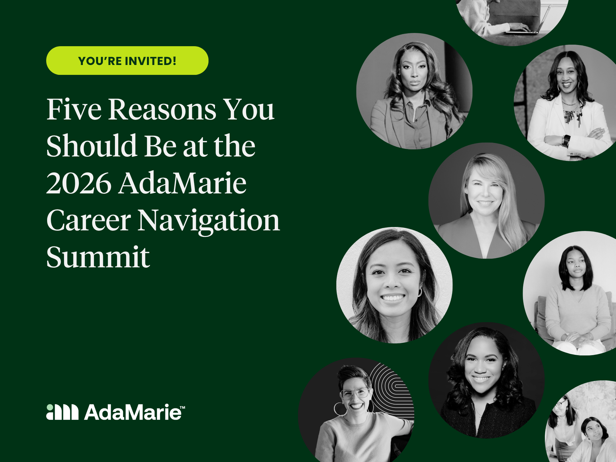 Five Reasons You Should Be at the 2026 AdaMarie Career Navigation Summit