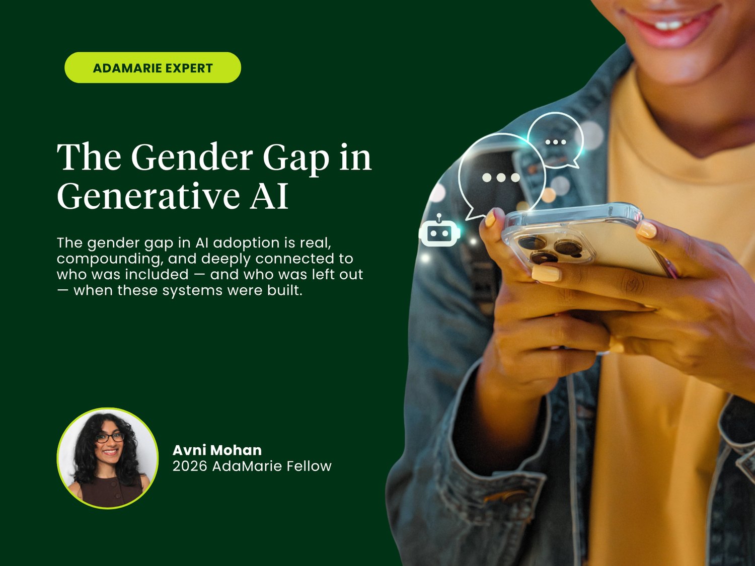 The Gender Gap in Generative AI — AdaMarie
