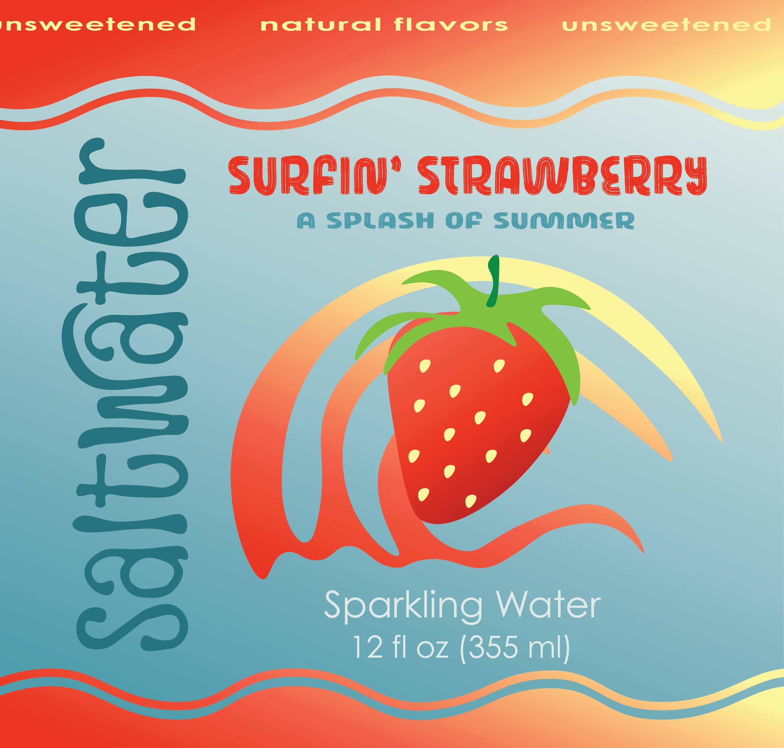 Saltwater Sparkling Water (Package Design)