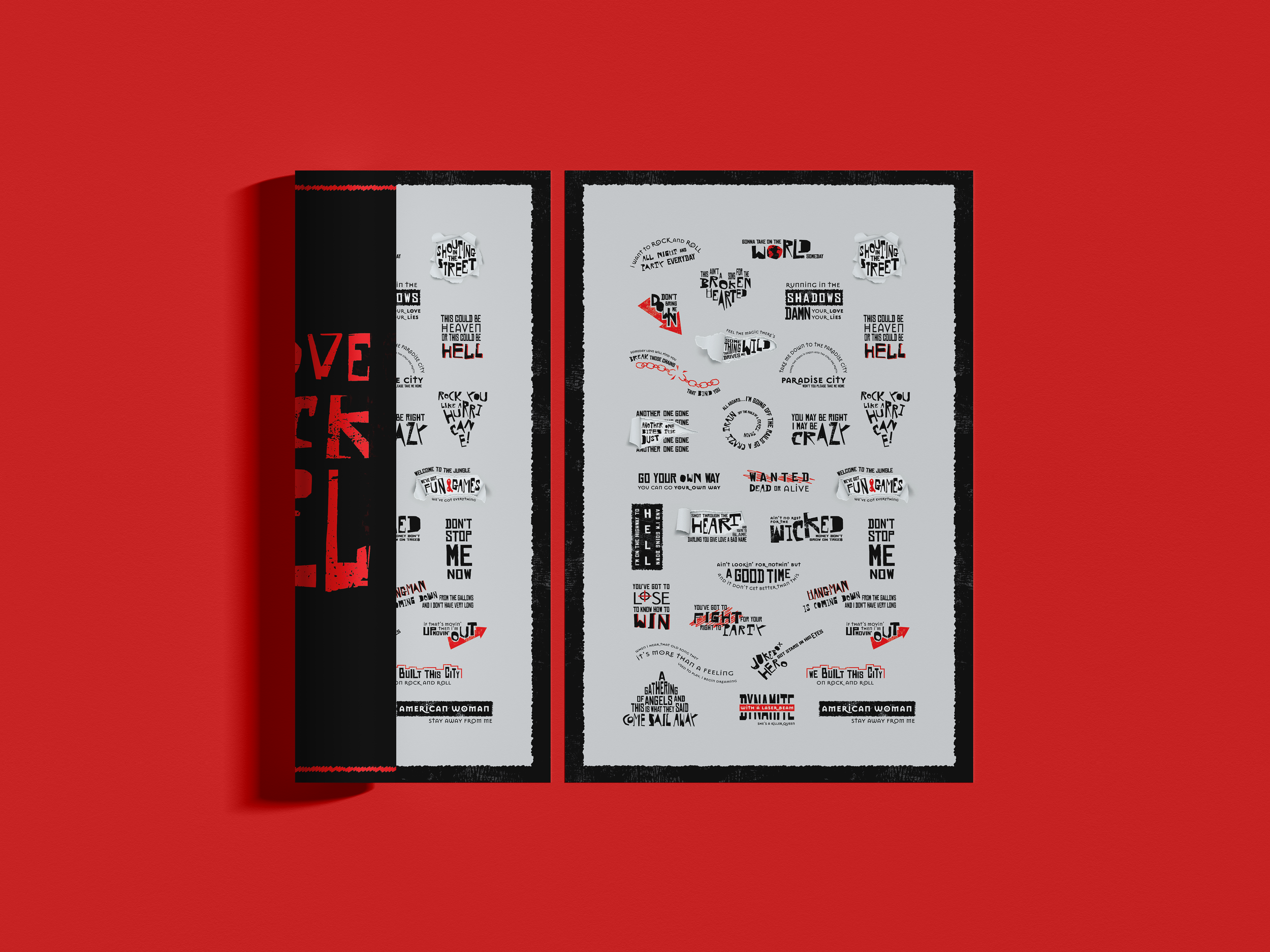 Are You Ready to Rock (Type Badge Poster)