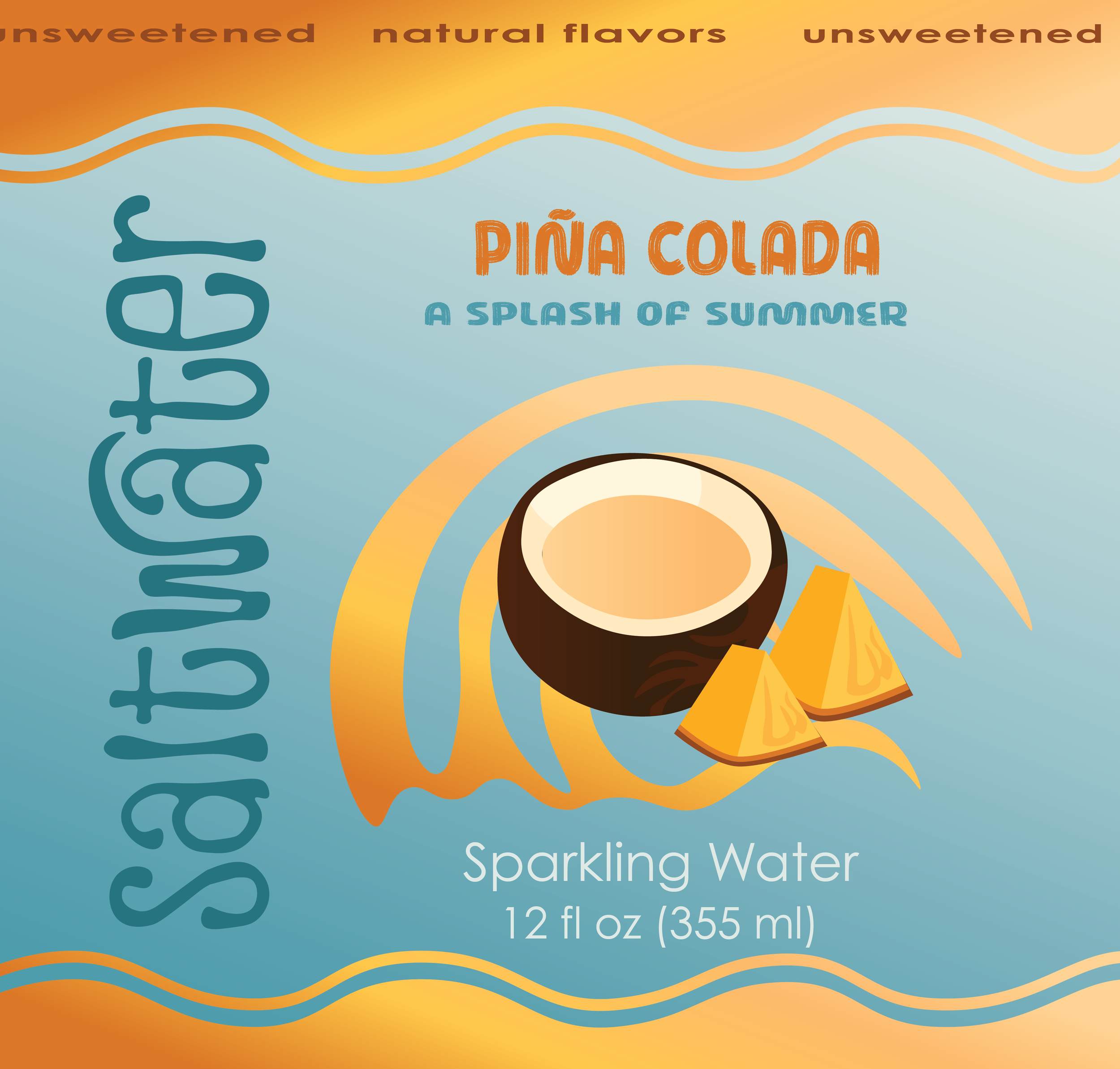 Saltwater Sparkling Water (Package Design)