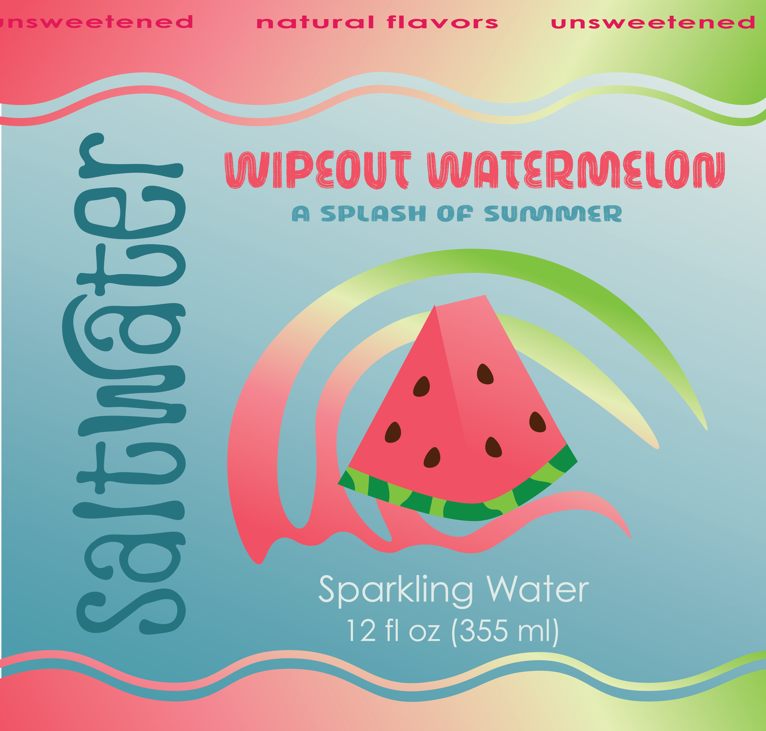 Saltwater Sparkling Water (Package Design)