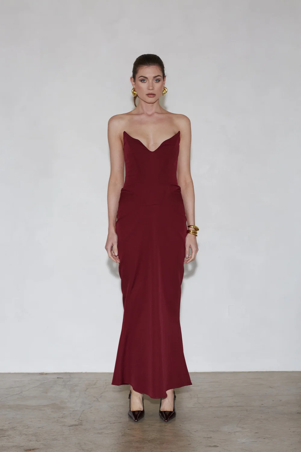 delfi brown dress Delfi Collective