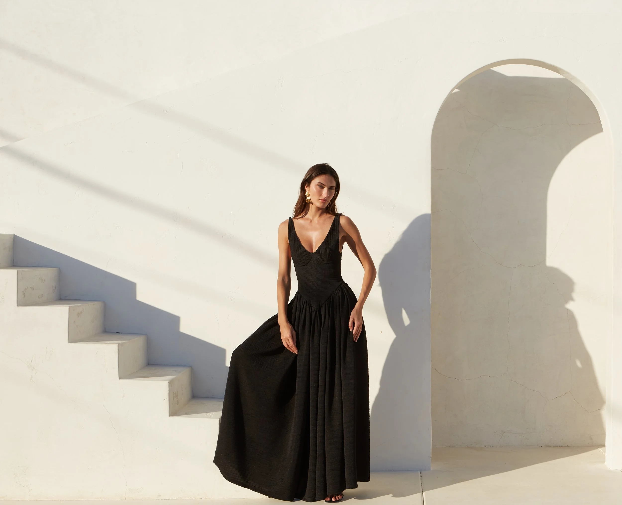 Isadora Dress Long in Black Isadora Dress Long in Black