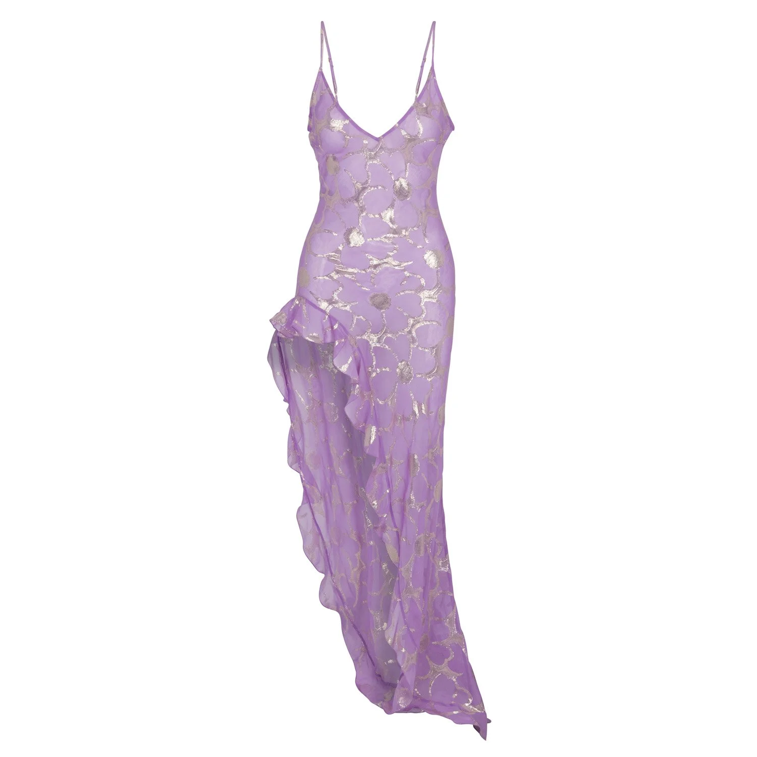 open lace back dress Delfi Collective Vanessa Ruffle Tiered Dress – Rent your Couture main image 0
