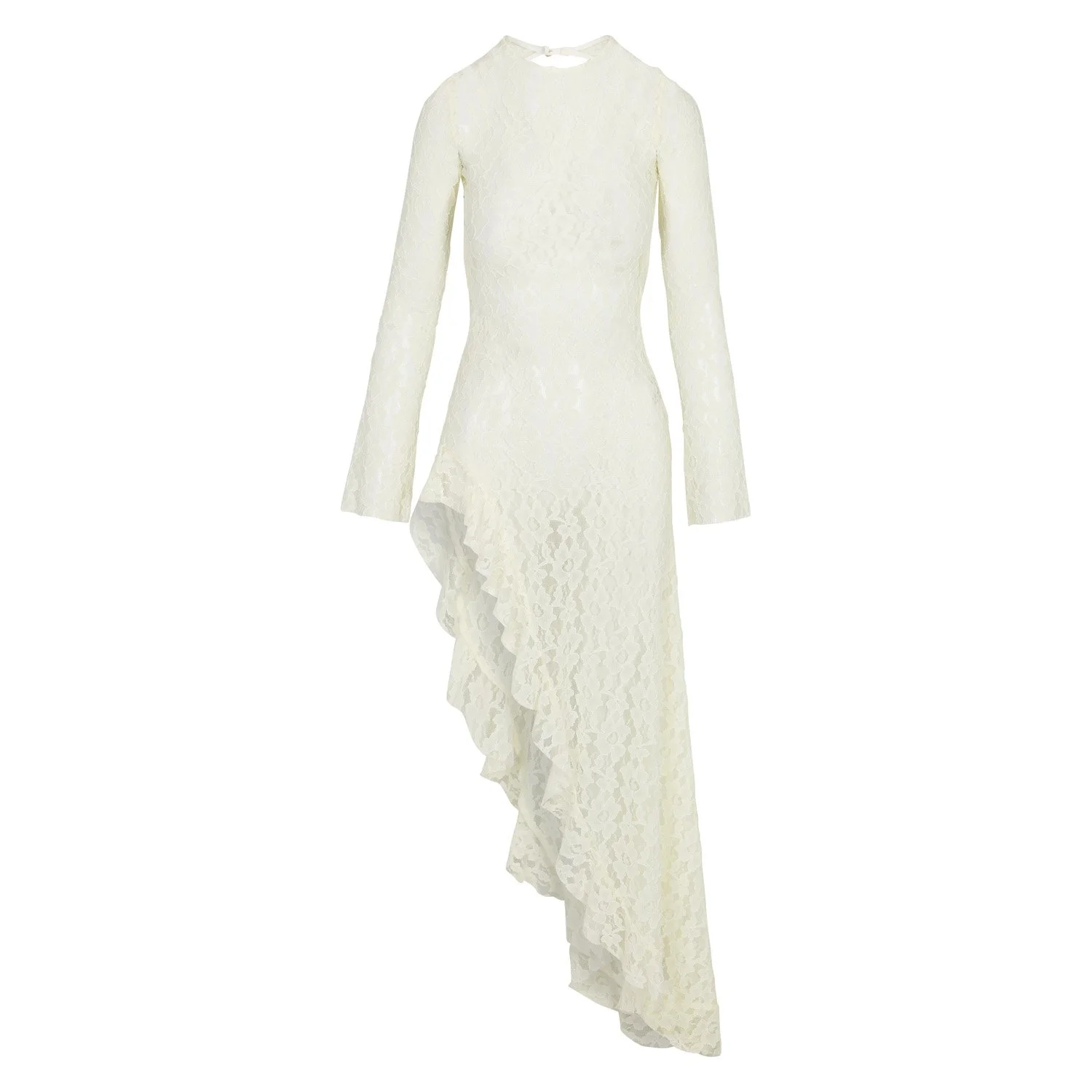 chinese dress ladies The Jane Mini Dress in White Lace main image 0