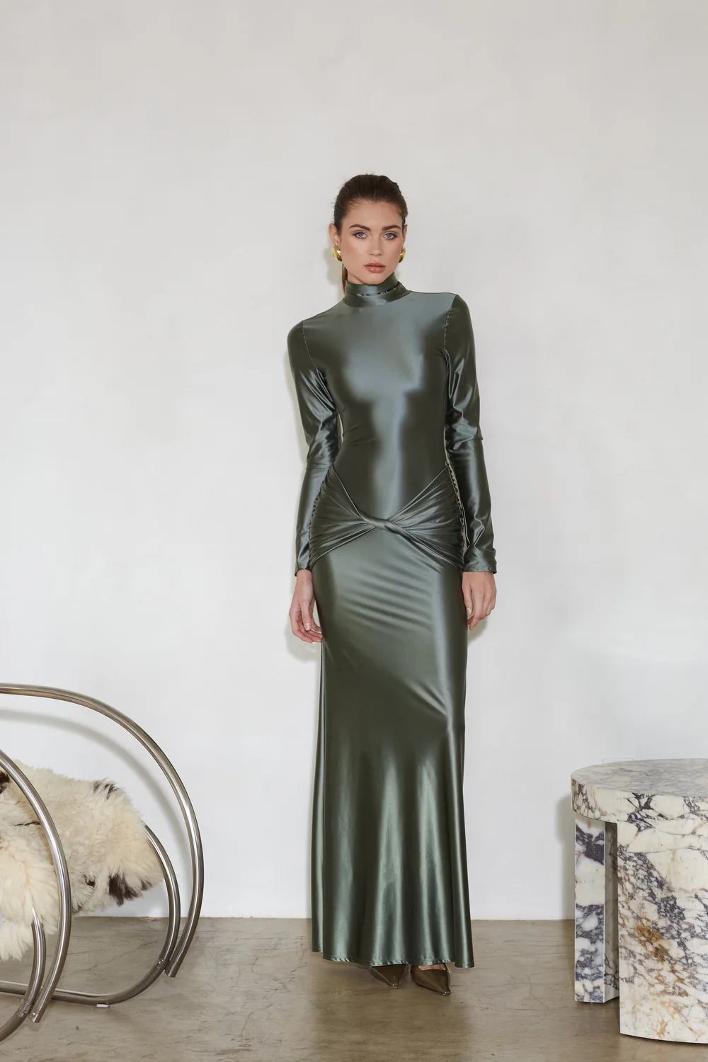 delfi collective green dress Delfi Collective