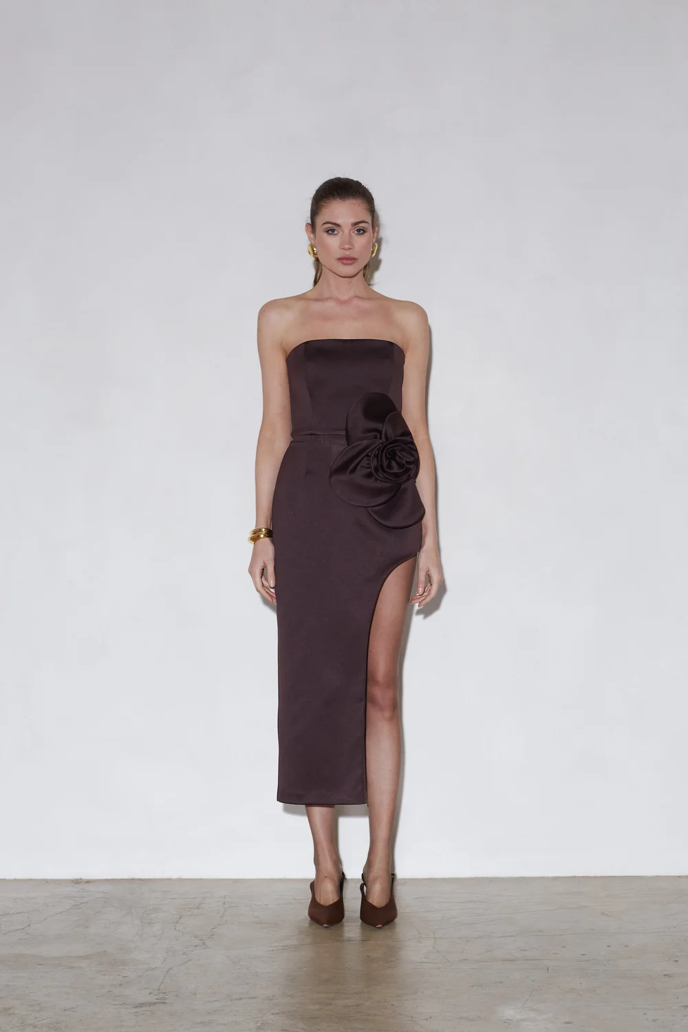 delfi collective one shoulder dress Delfi Collective Sequin Solie One-Shoulder Dress M