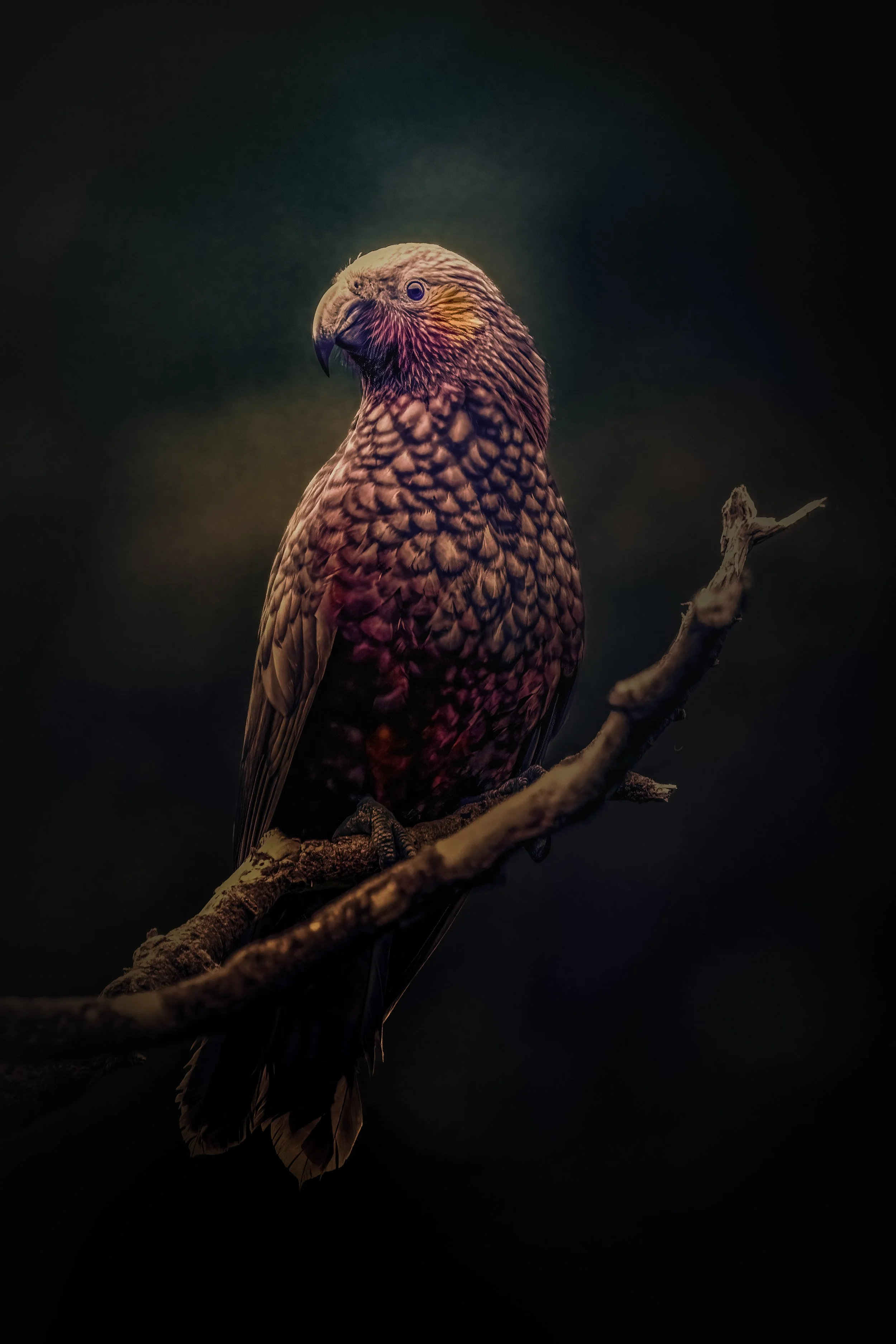 Zealandia Perched Kaka .JPG