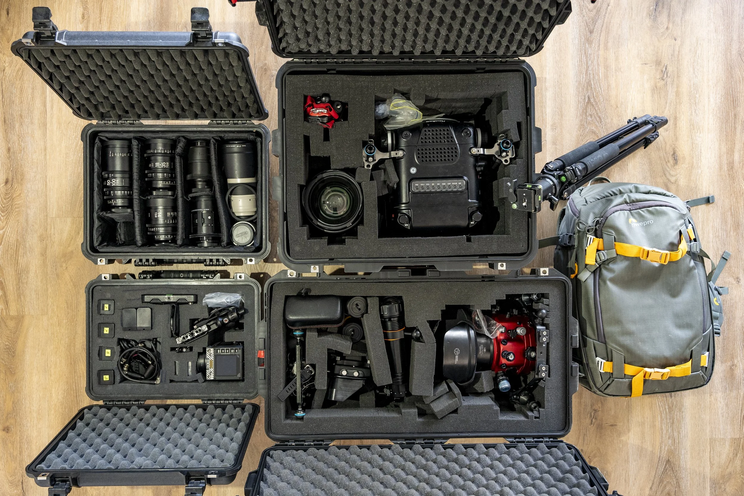 Australian Underwater Cinematographer Tom Park Camera Equipment