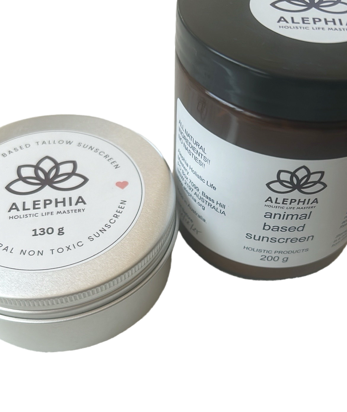 Organic Animal Based Sunscreen - Natural & Tinted