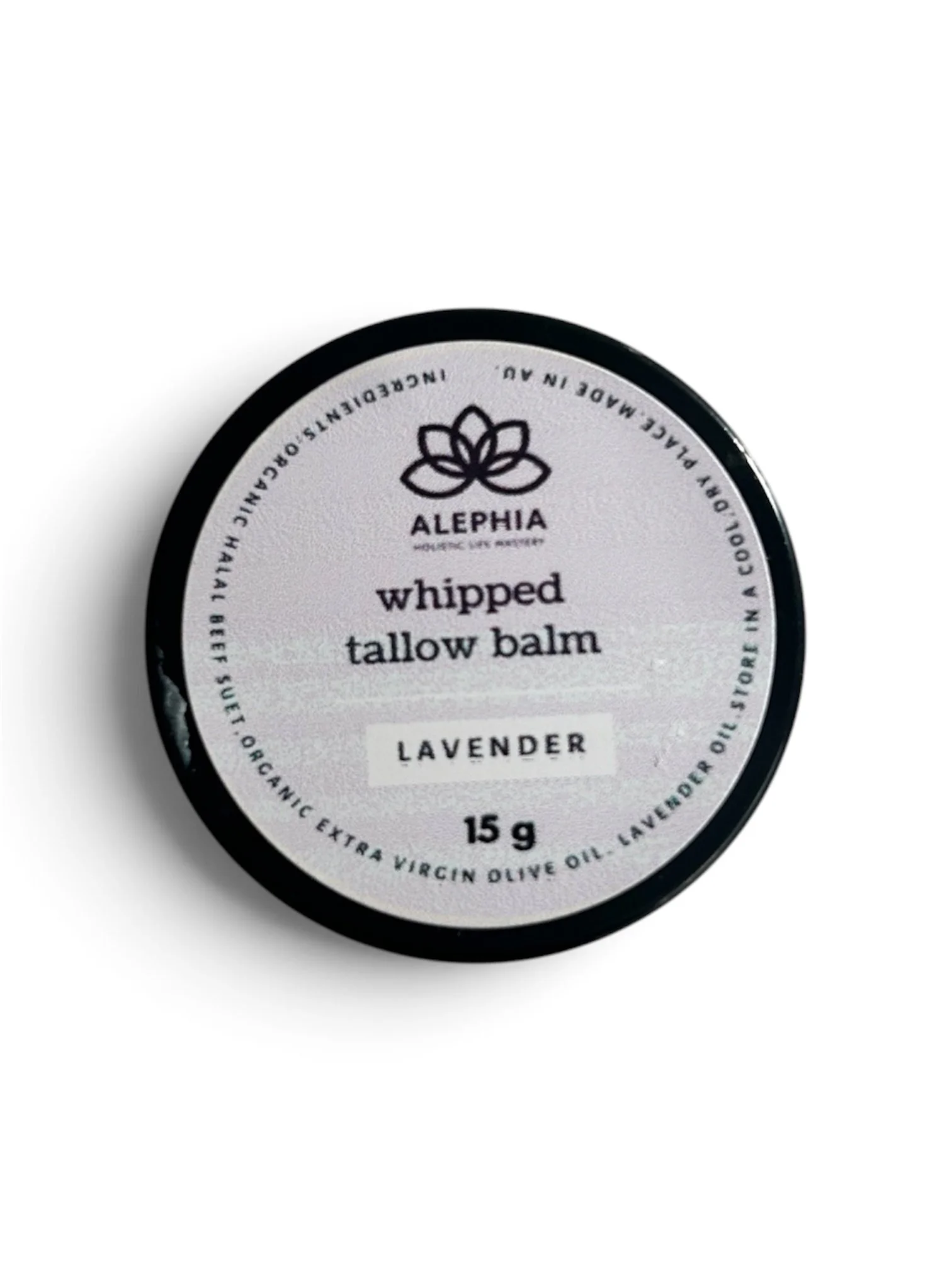 Whipped Lavender Tallow Balm – 15g Sample Pot