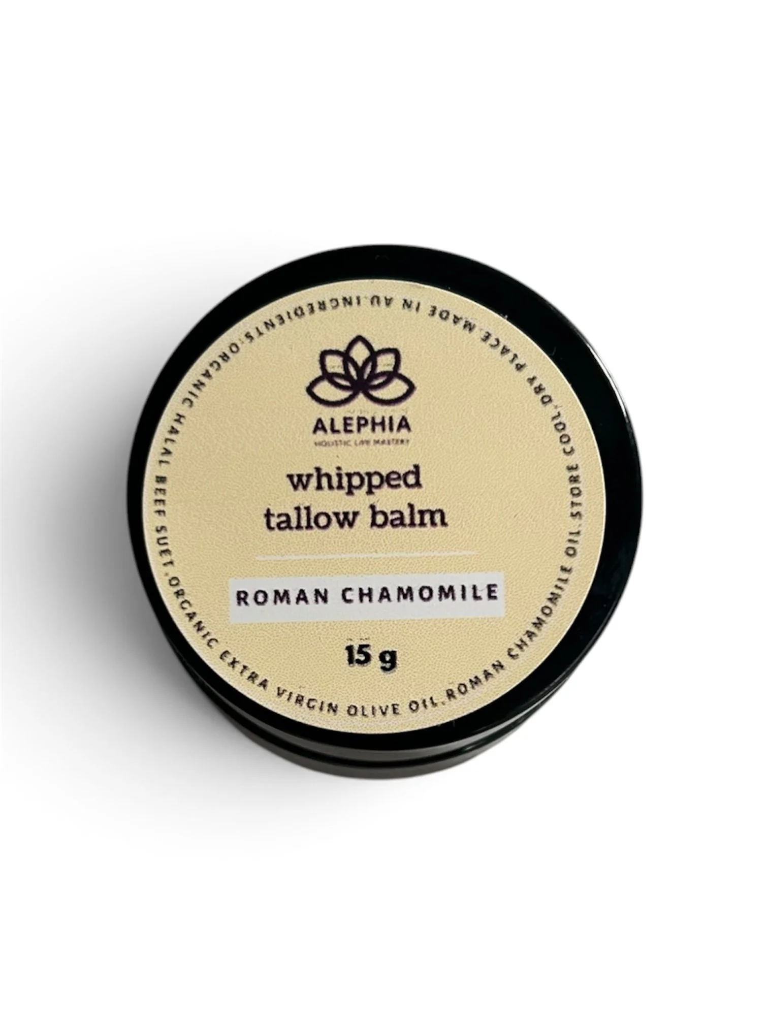 Whipped Roman Chamomile Tallow Balm - 15 g Sample Pot