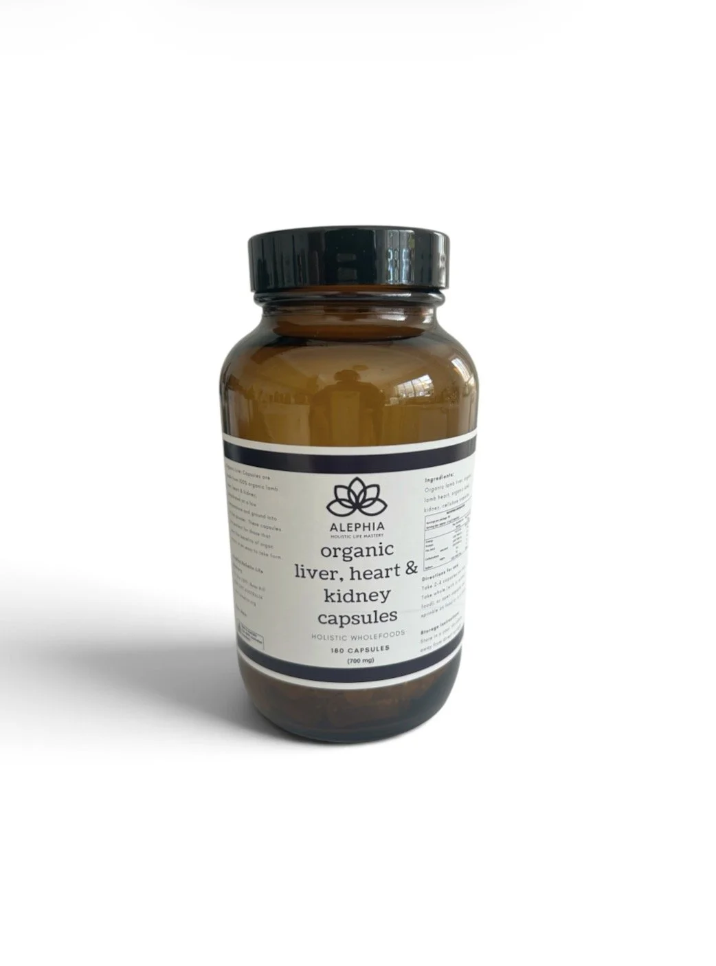 Pasture-Raised & Finished Halal Lamb Liver, Heart & Kidney Capsules & Powder